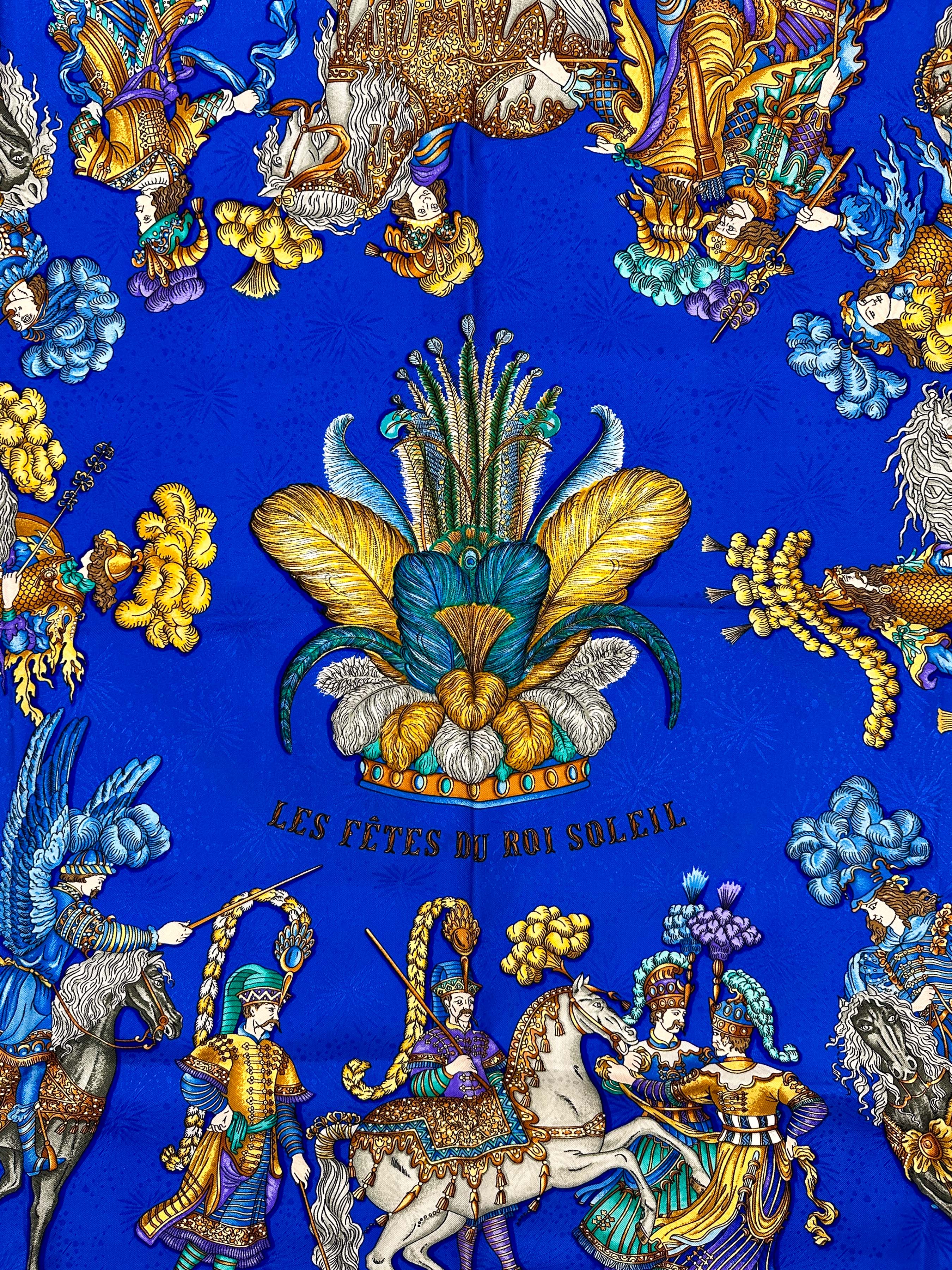 Hermès Les Fêtes du Roi Soleil Jacquard 90