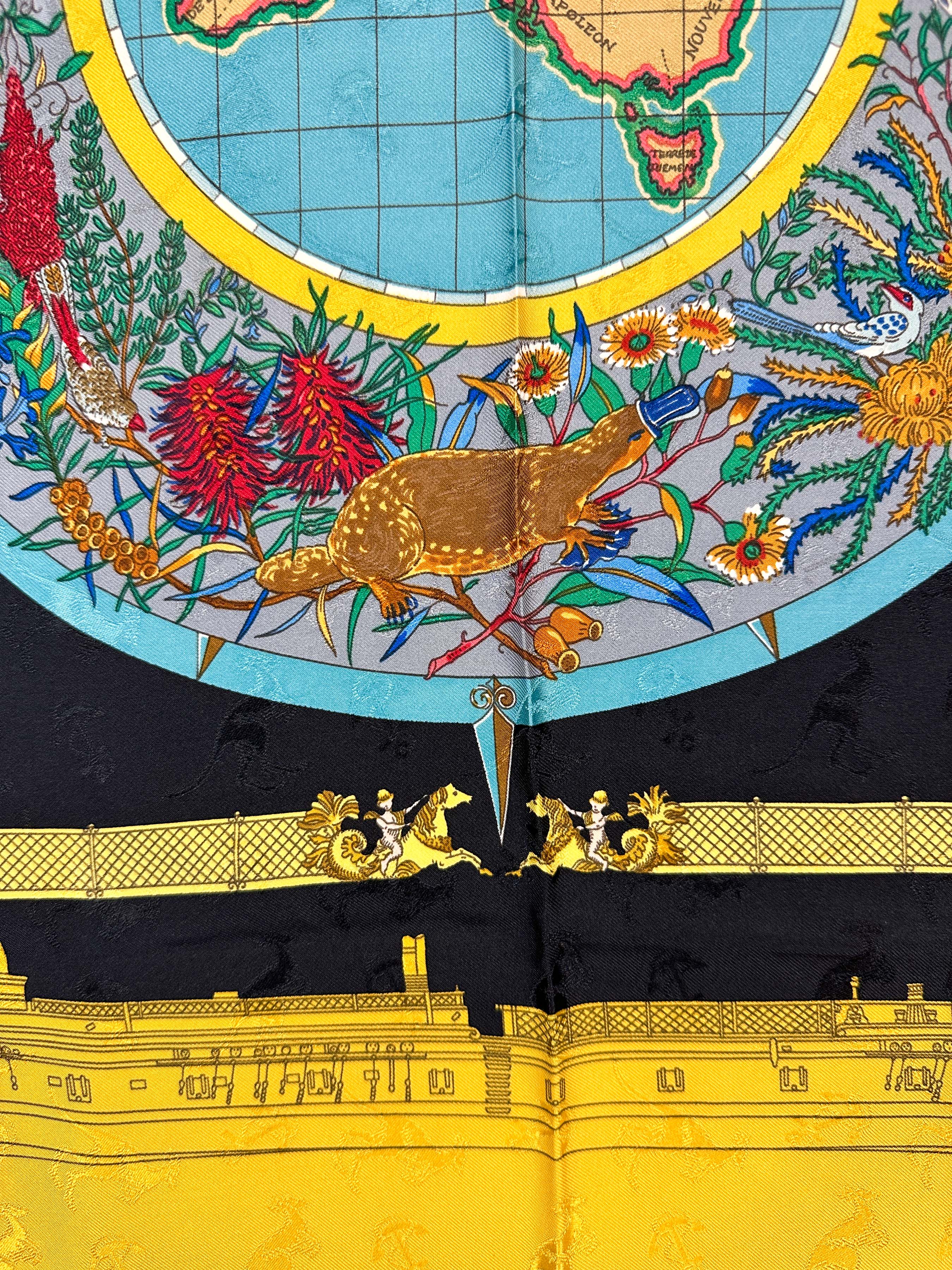 Hermès Le Géographe Jacquard 90