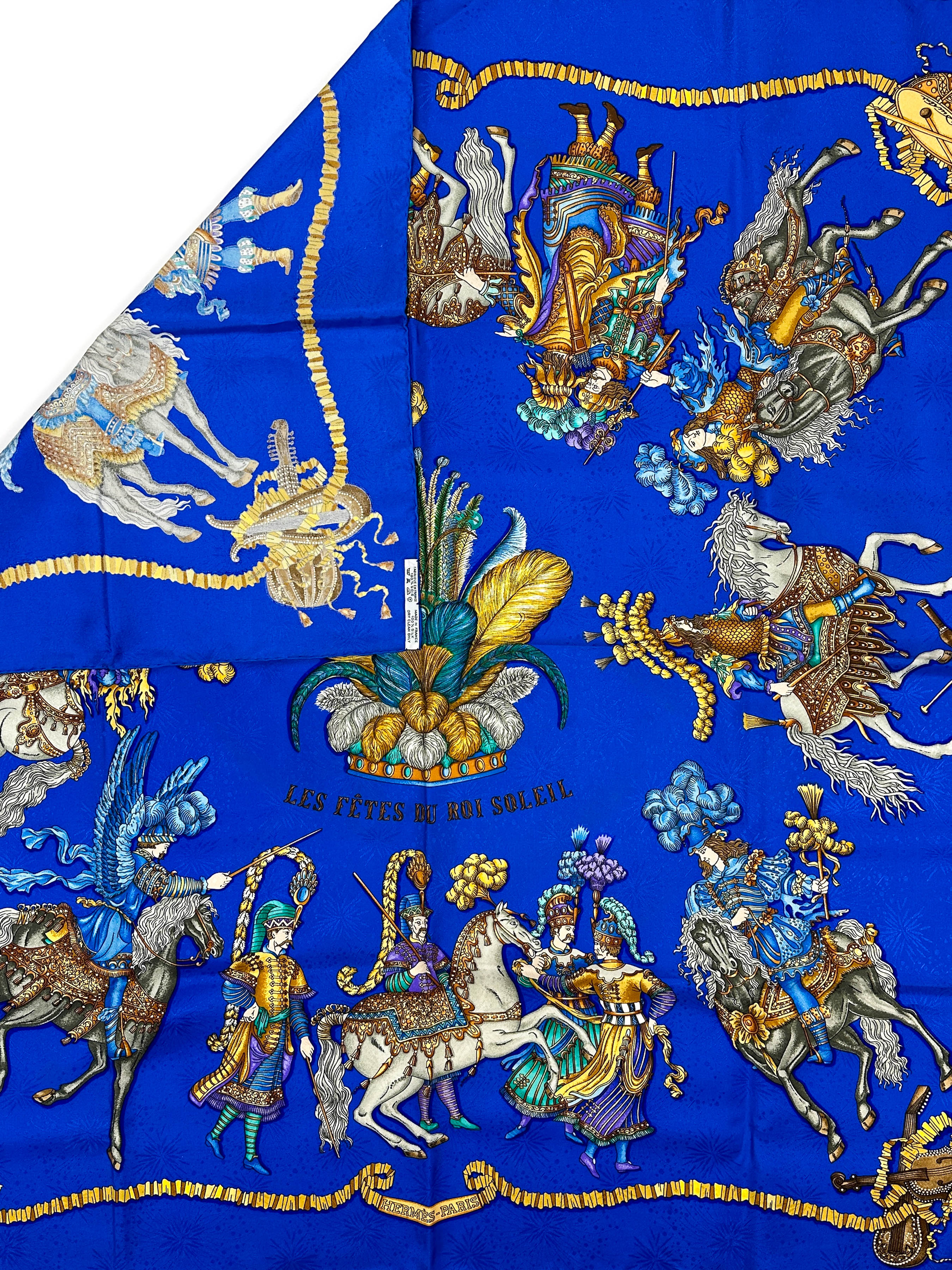 Hermès Les Fêtes du Roi Soleil Jacquard 90
