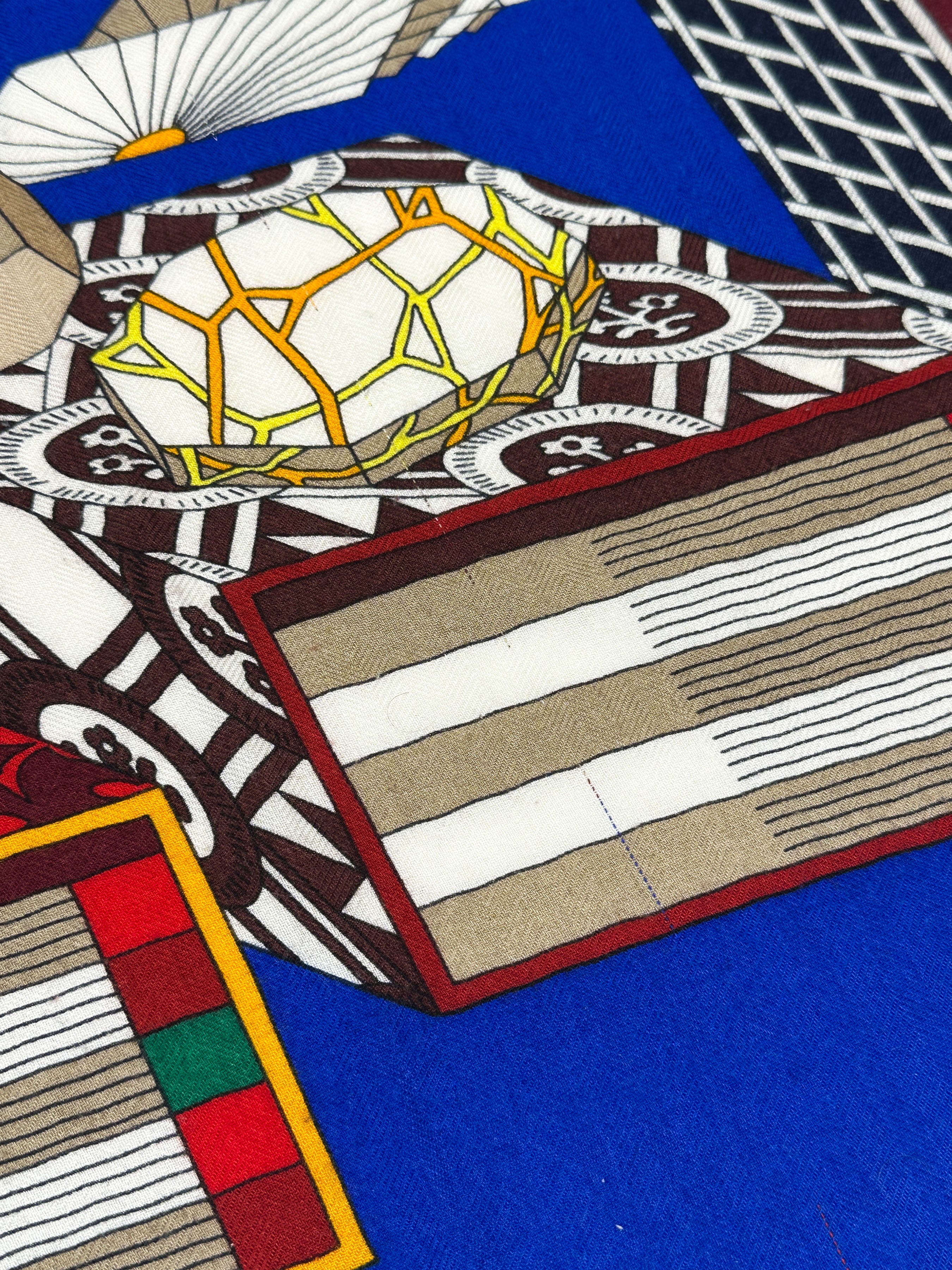 Hermès Les Trésors d'un Artiste Cashmere Silk 140