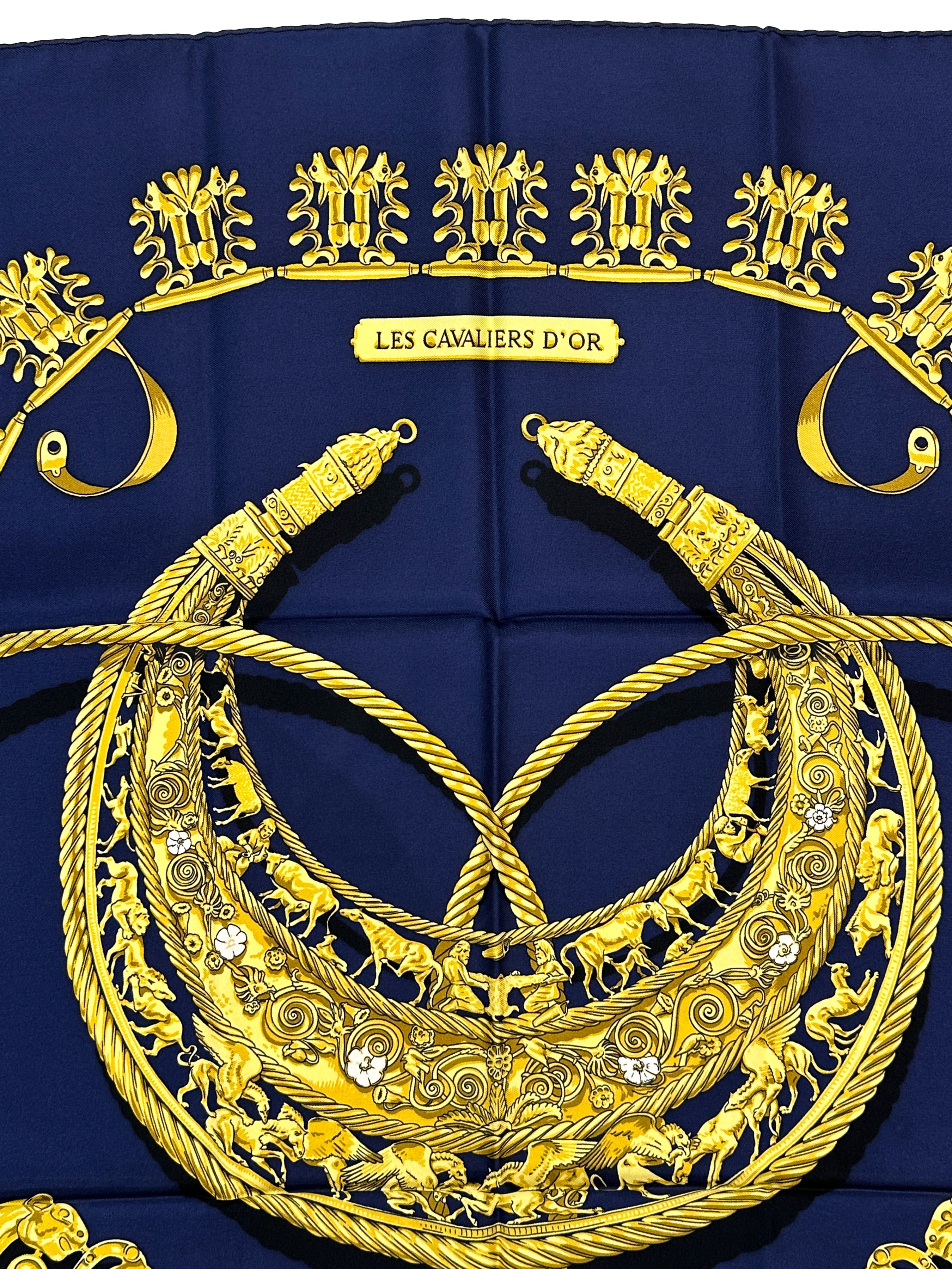 Hermès Les Cavaliers d'Or 90