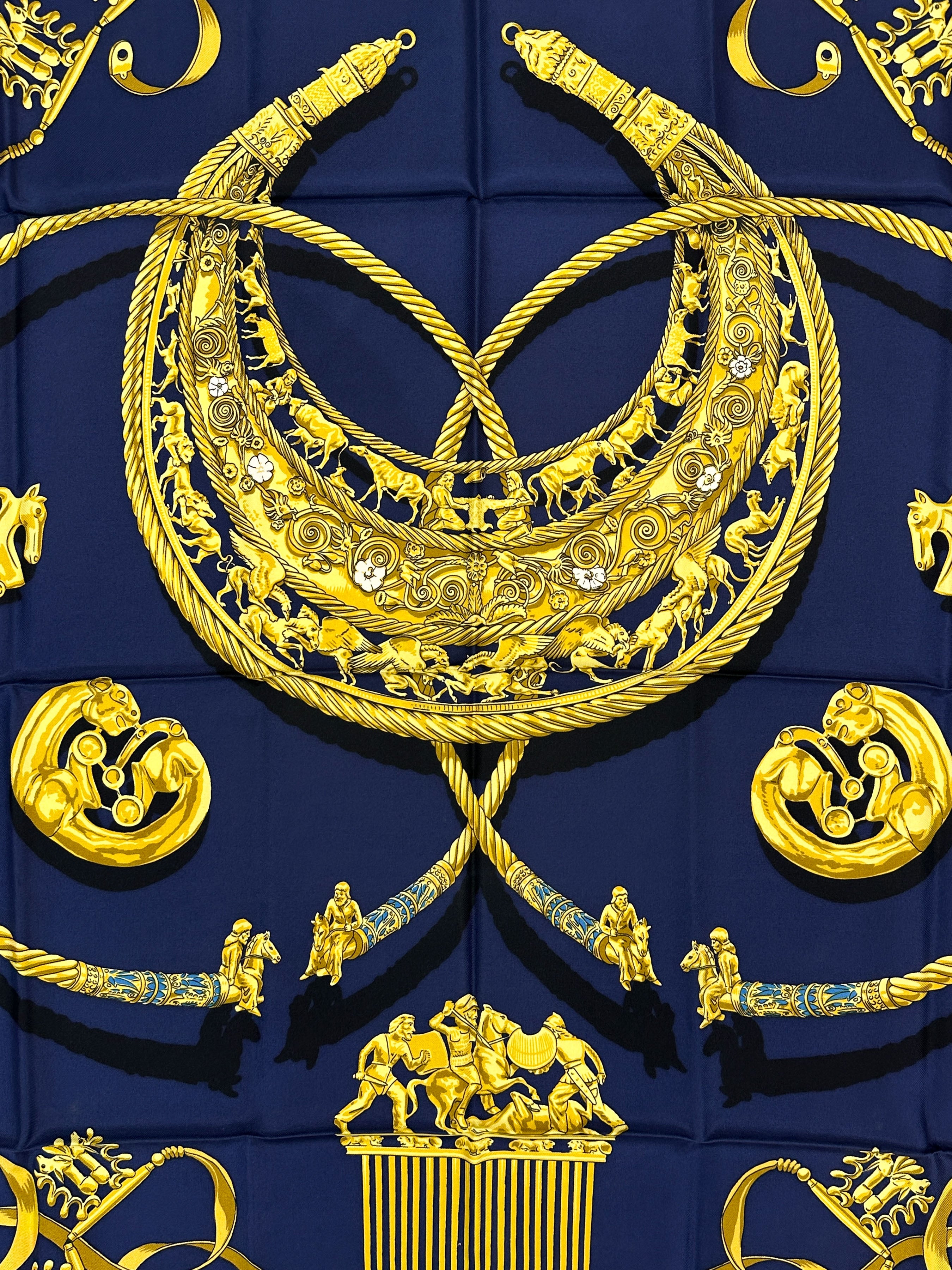 Hermès Les Cavaliers d'Or 90