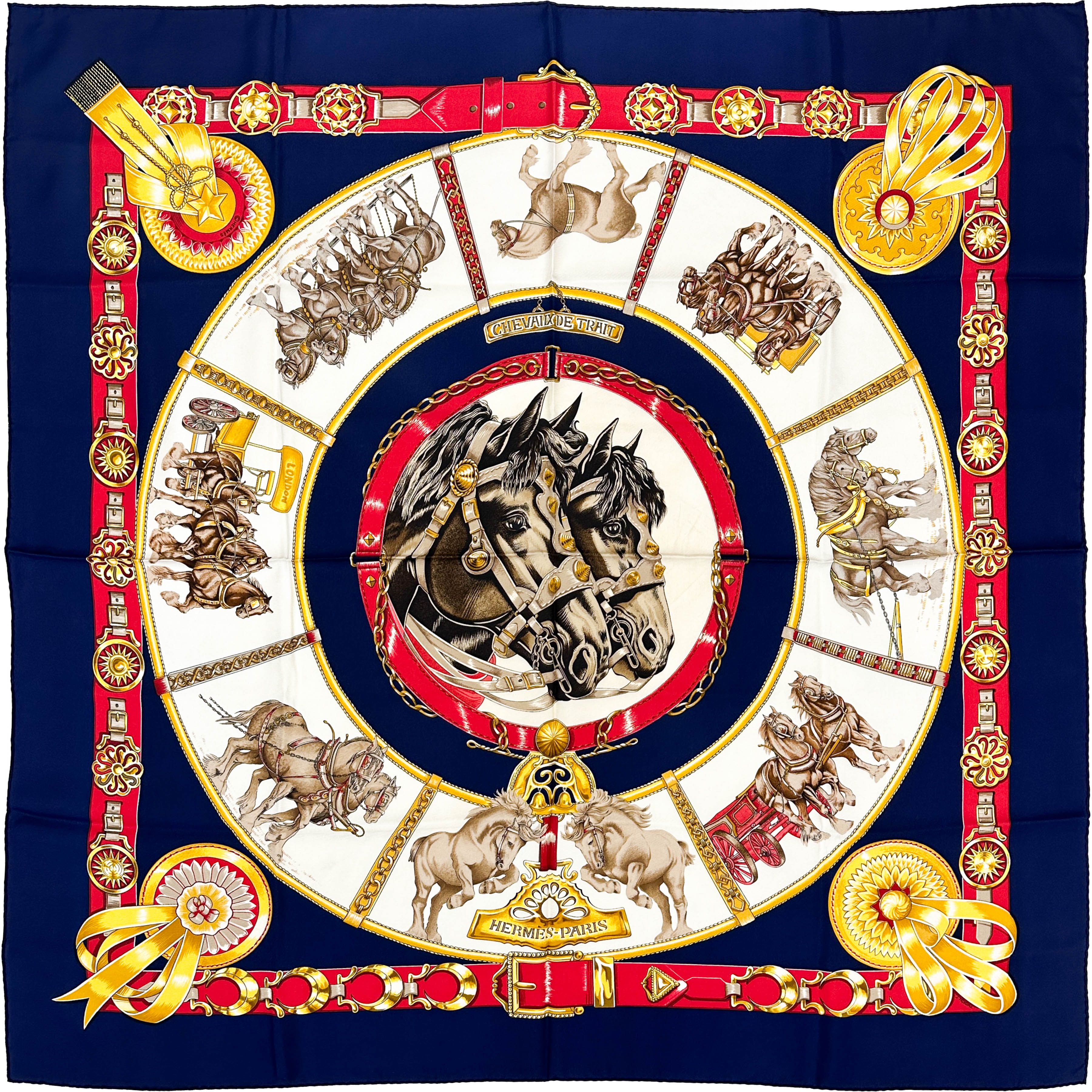 Hermès Chevaux de Trait 90