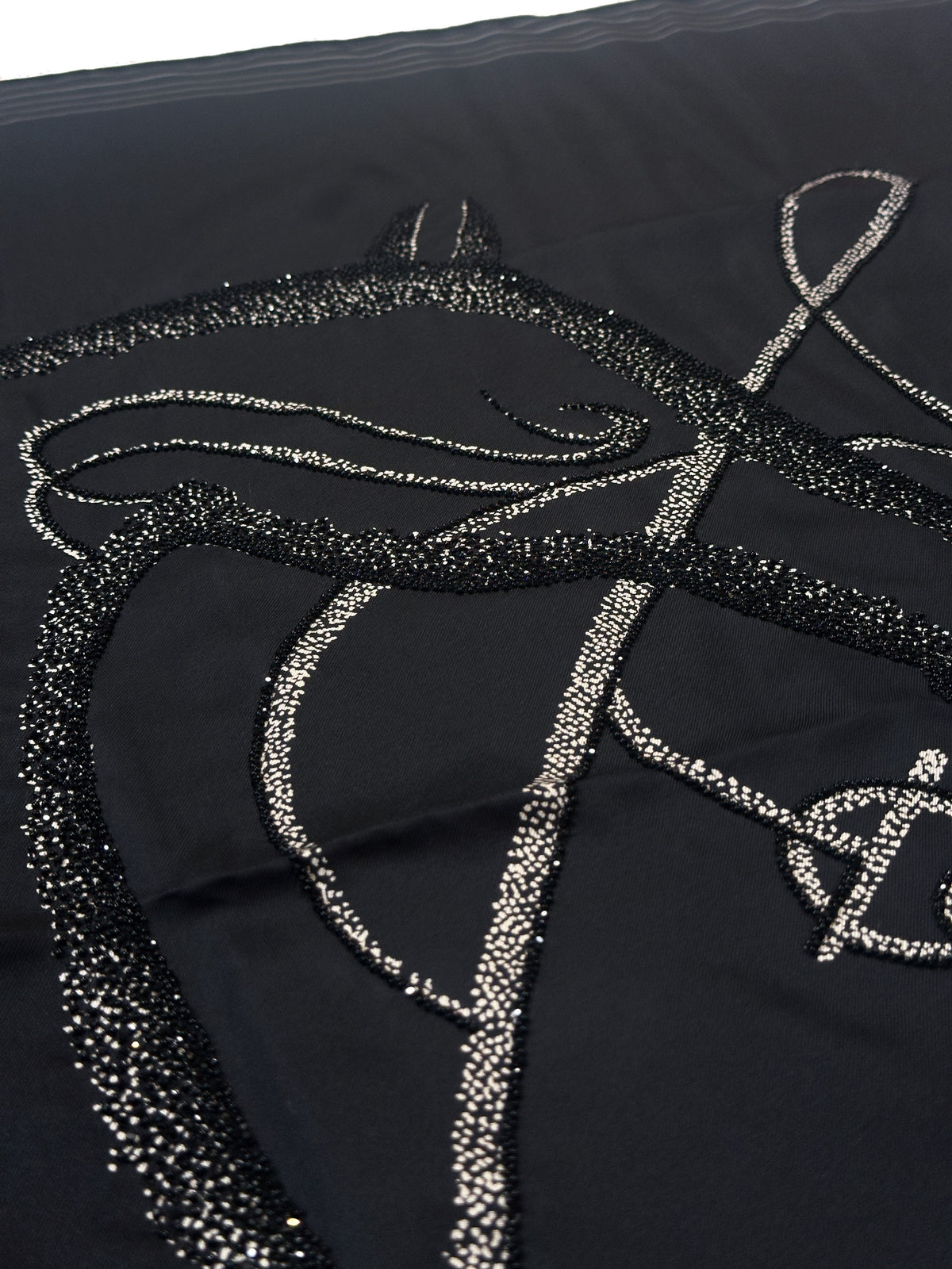 Hermès Cheval de Nuit Exceptional Beaded 90