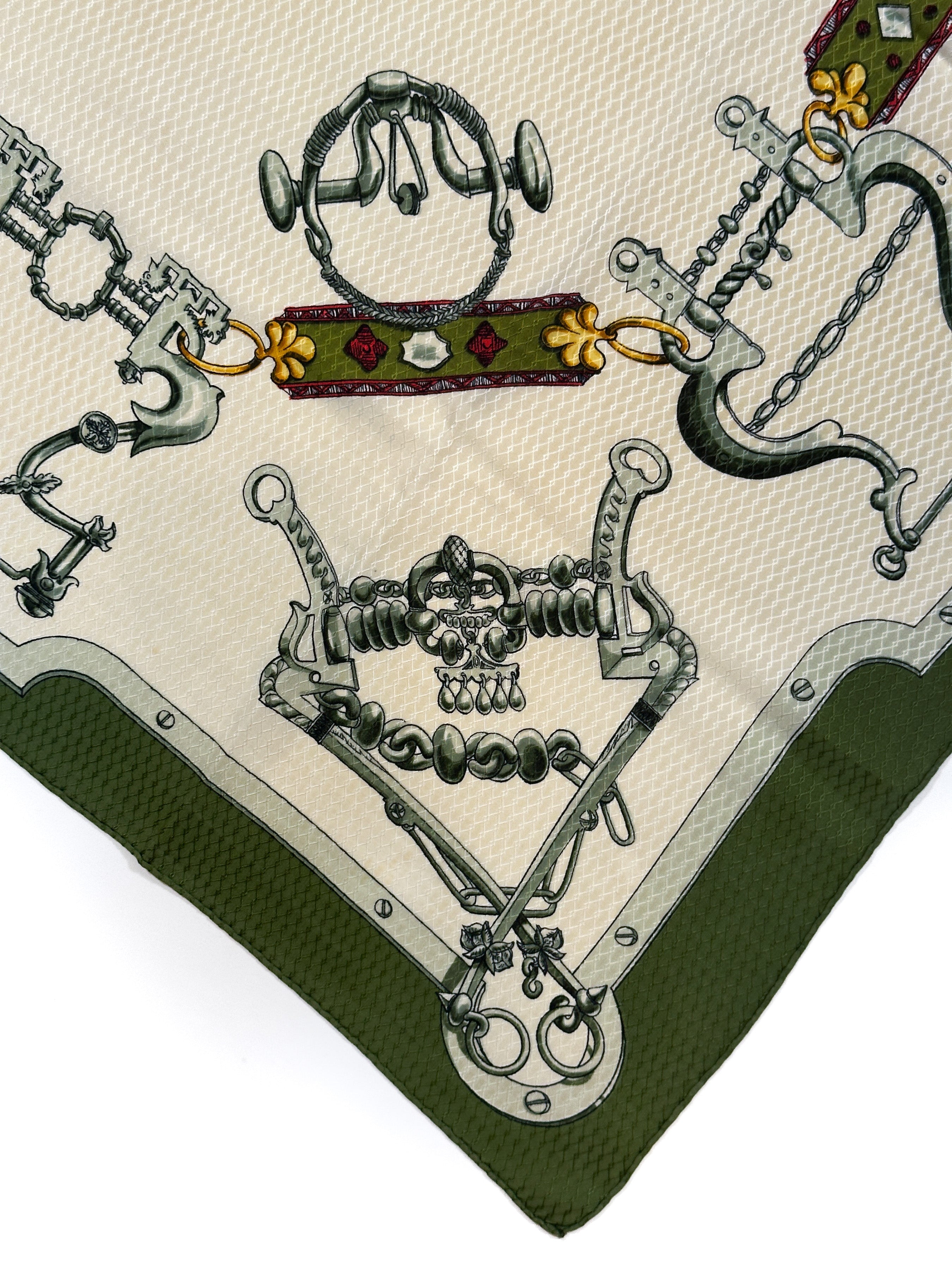 Hermès Mors et Gourmettes Jacquard 90