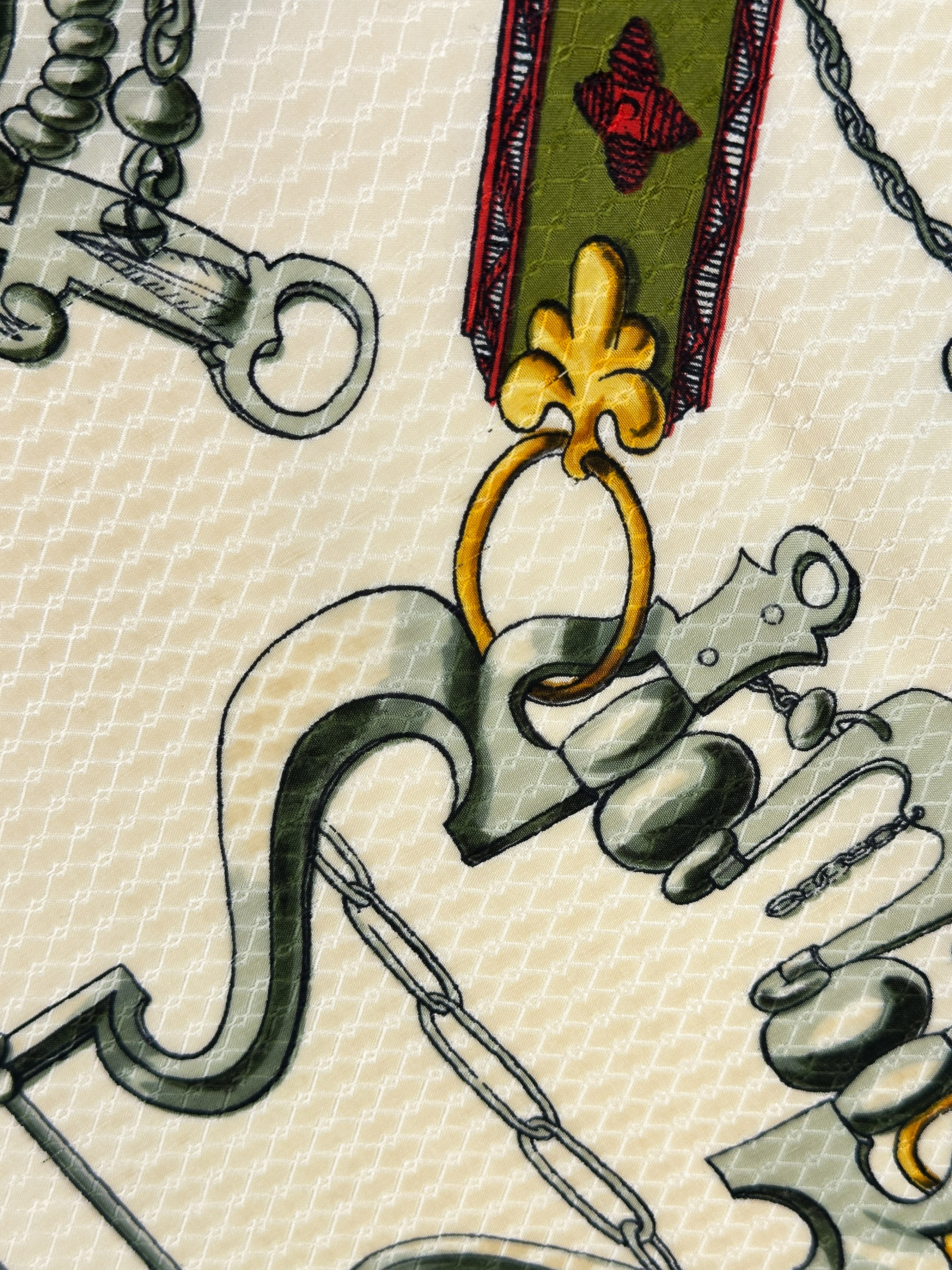Hermès Mors et Gourmettes Jacquard 90