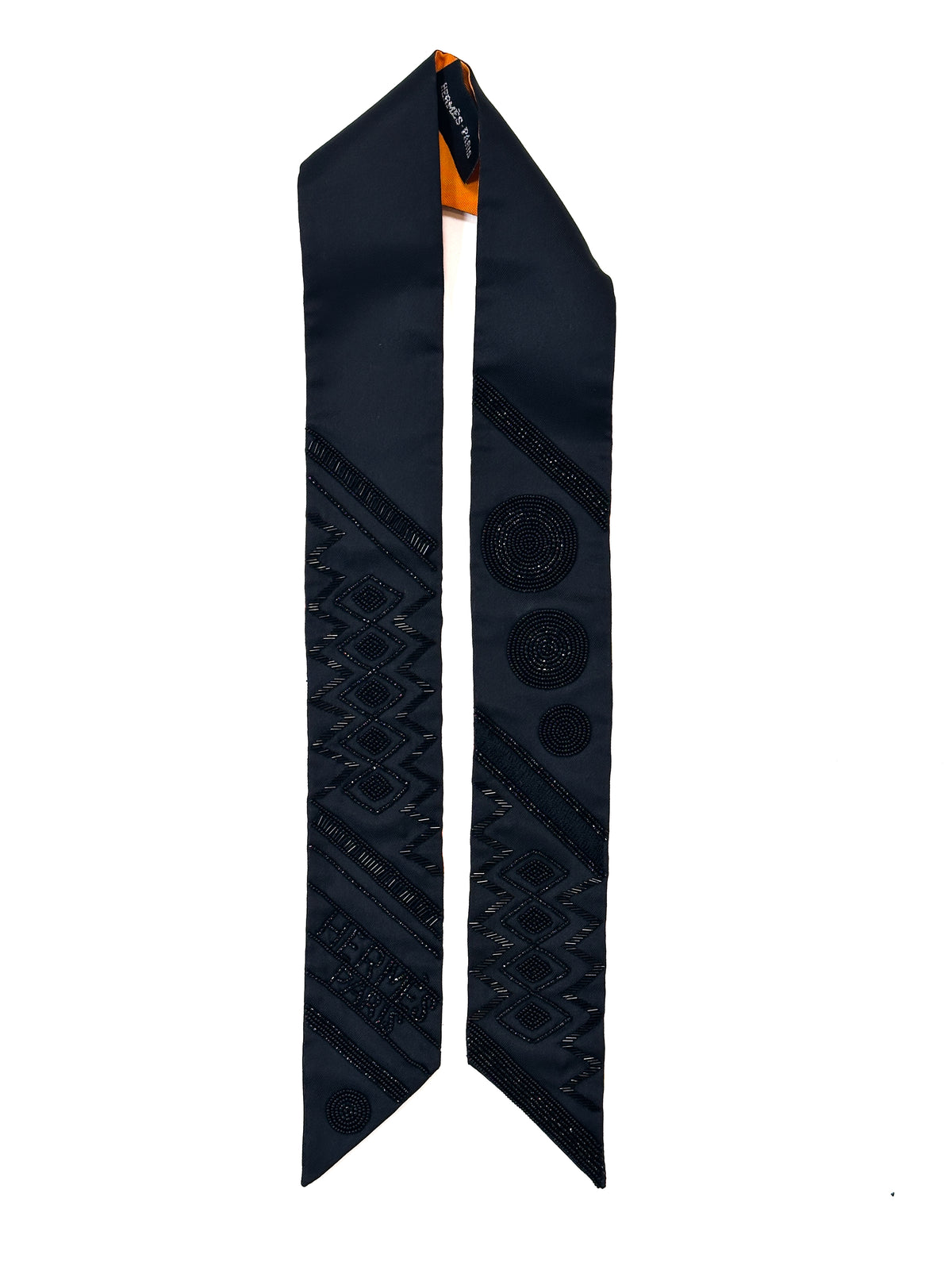 Hermès Exceptional Beaded Précieux Art Deco Twilly
