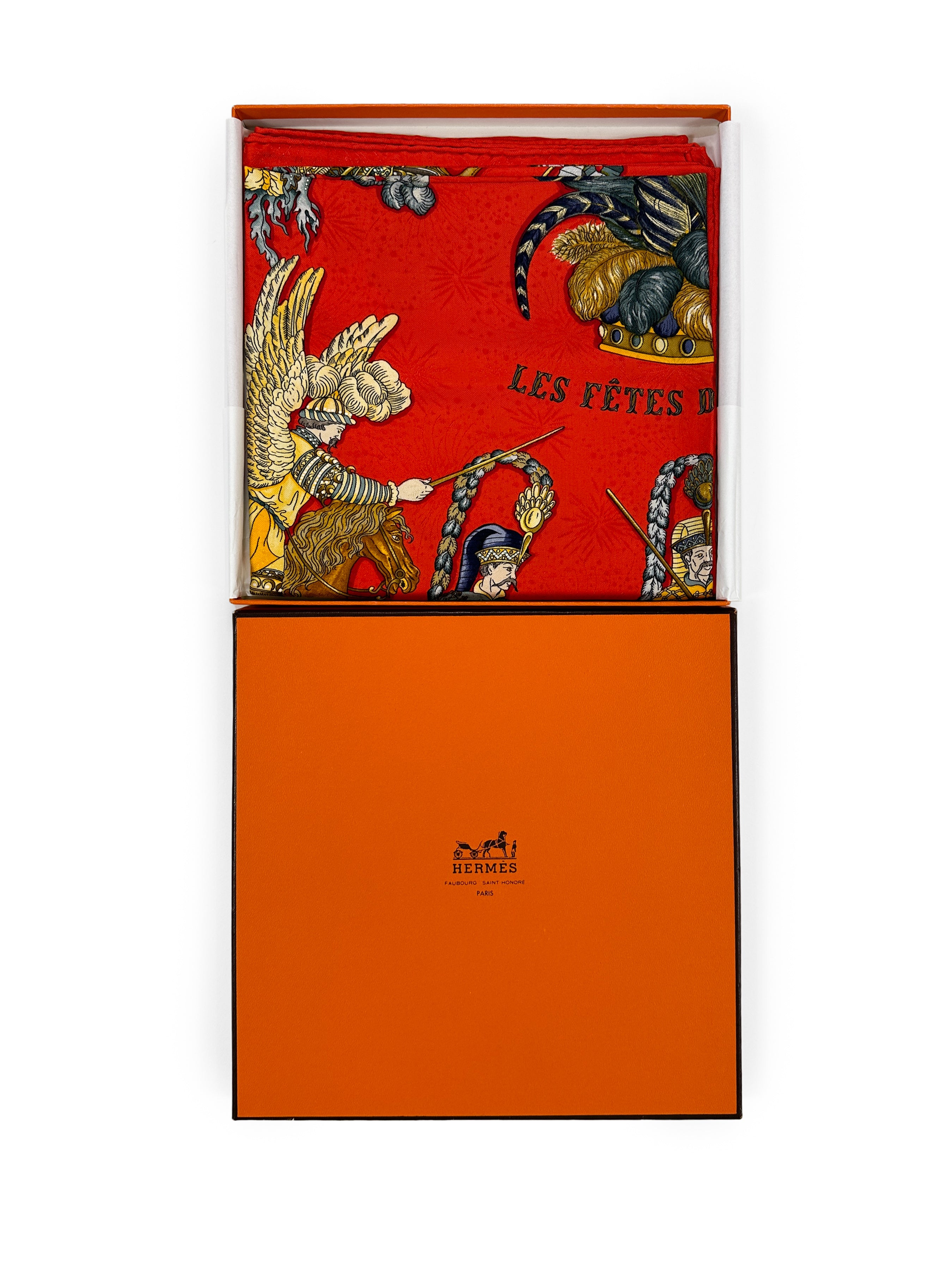 Hermès Les Fêtes du Roi Soleil Jacquard 90