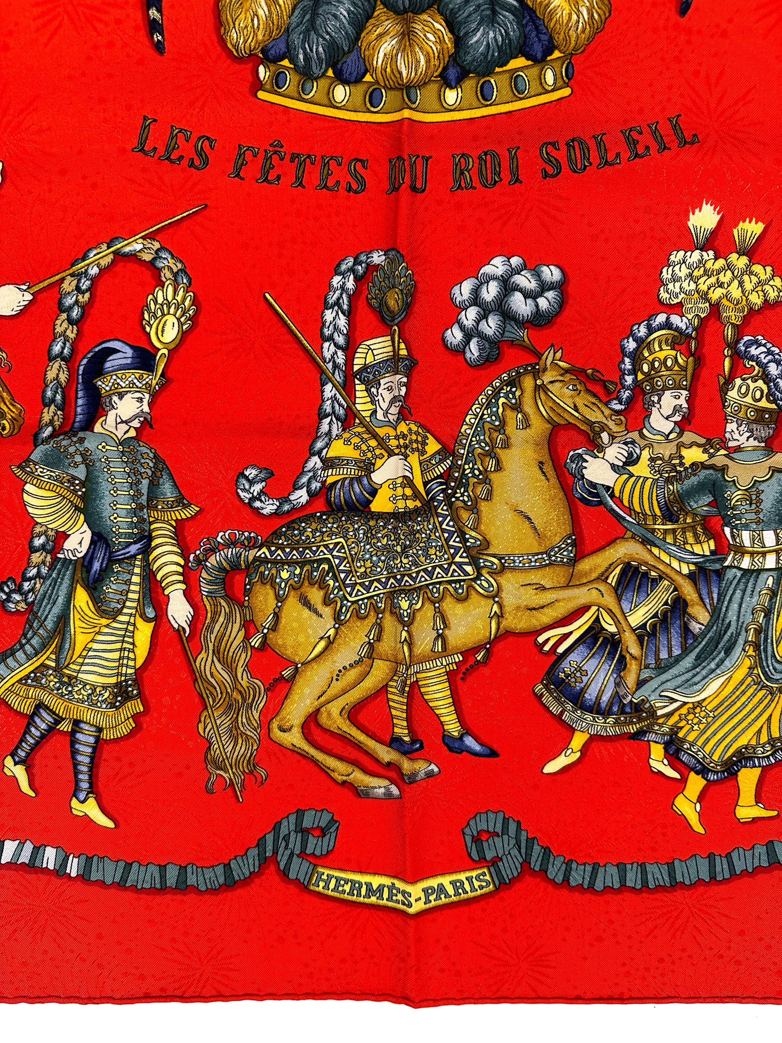 Hermès Les Fêtes du Roi Soleil Jacquard 90