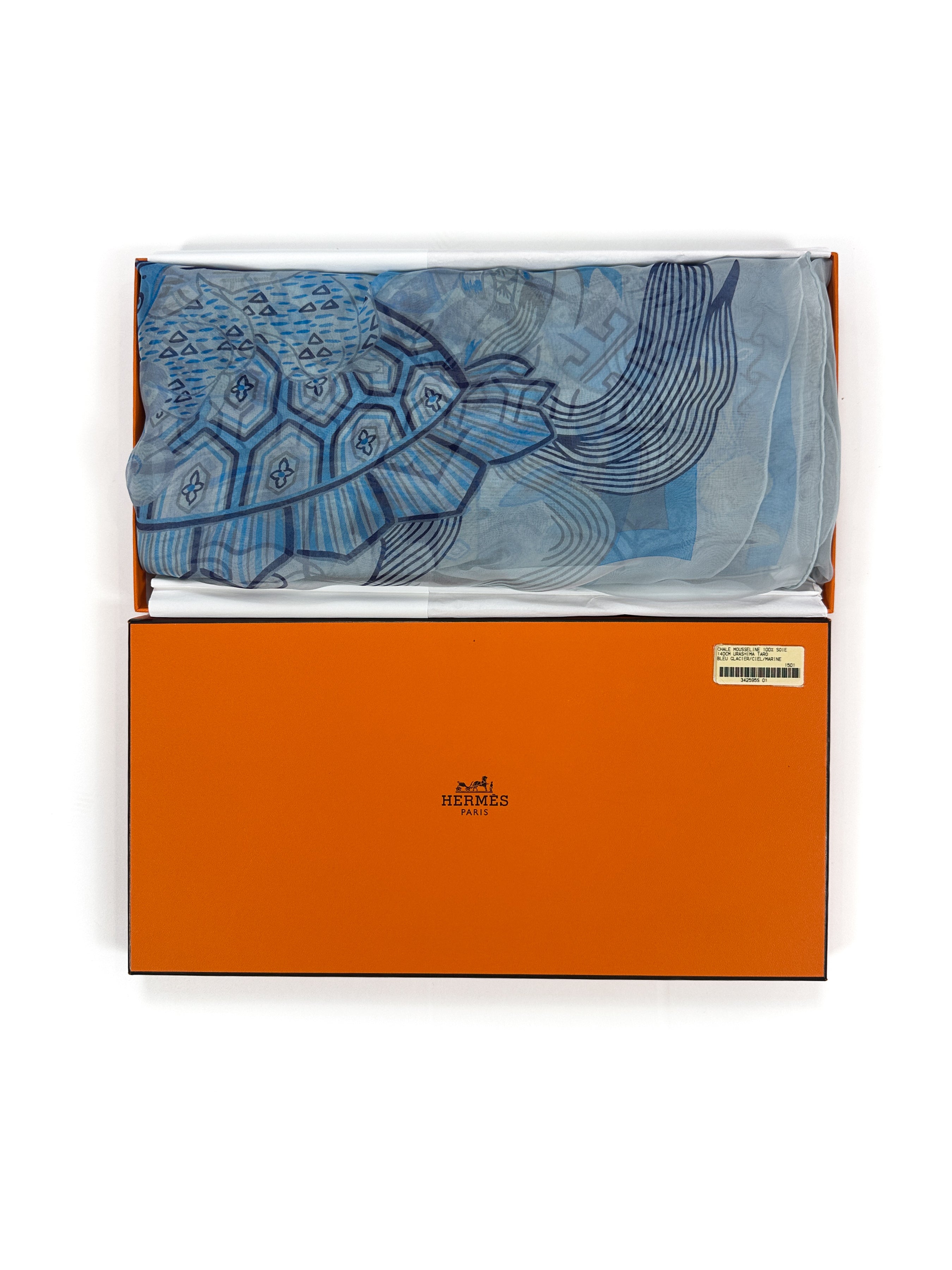 Hermès Urashima Taro Mousseline 140