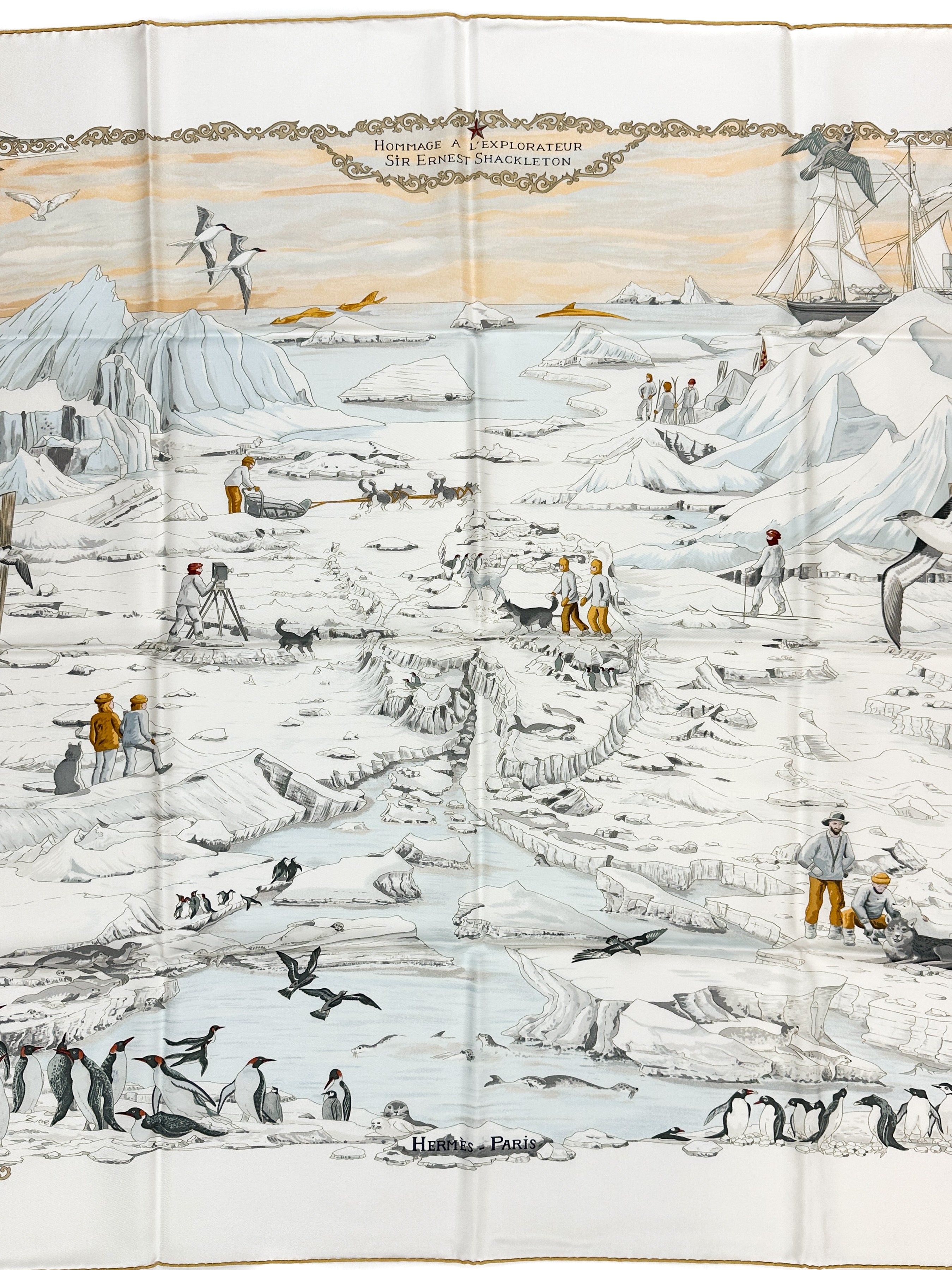 Hermès Hommage à l'Explorateur Sir Ernest Shackleton 90