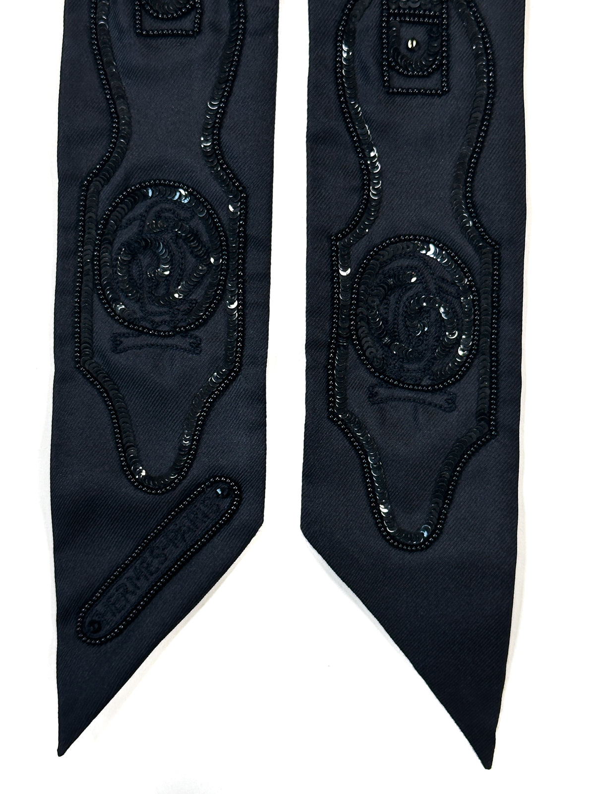 Hermès Harnais des Présidents Exceptional Beaded Twilly