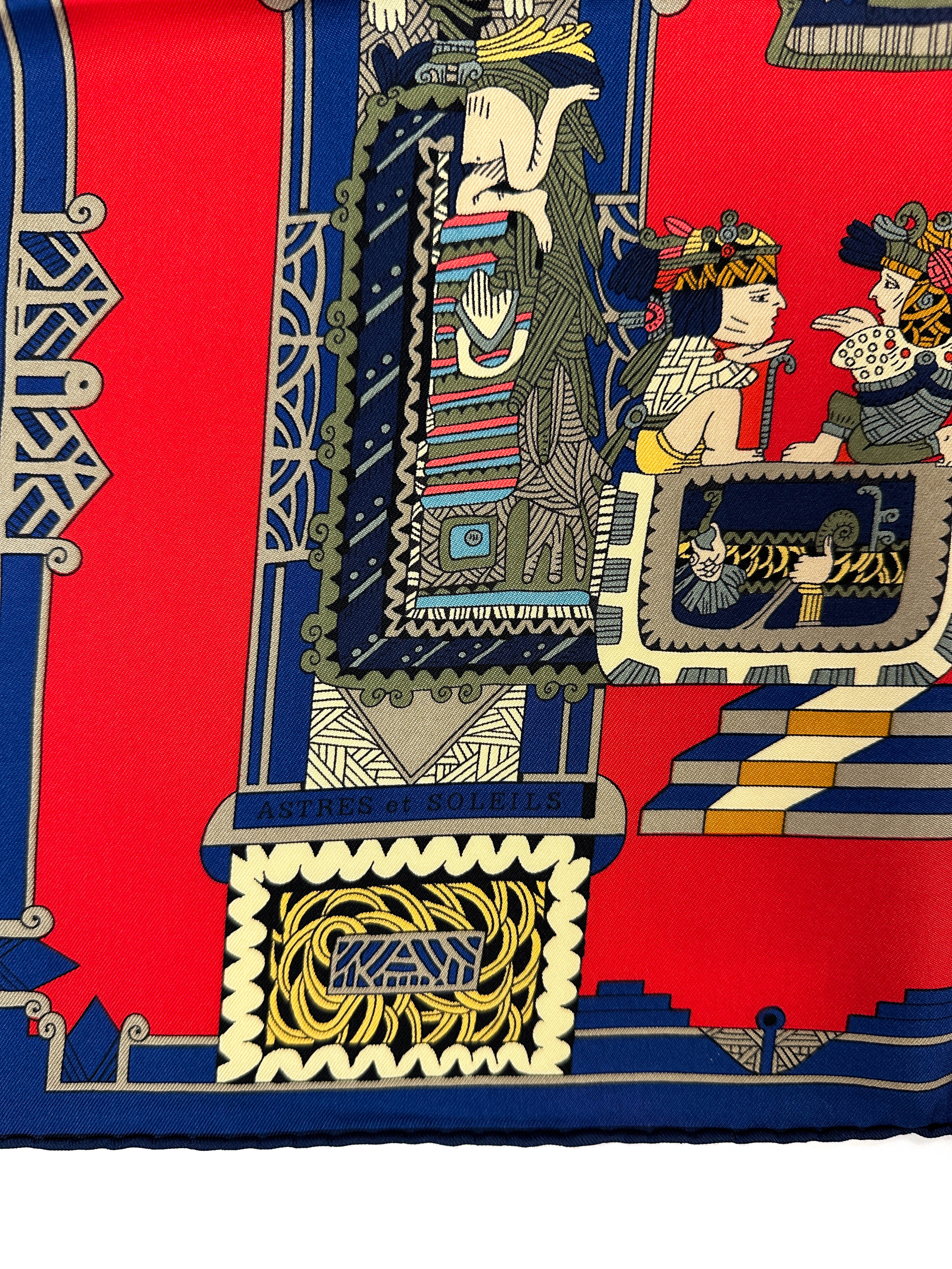 エルメス Dans Les Etoiles 1999年限定 イヤープレート　8㎝ Hermès Astres et Soleils 90