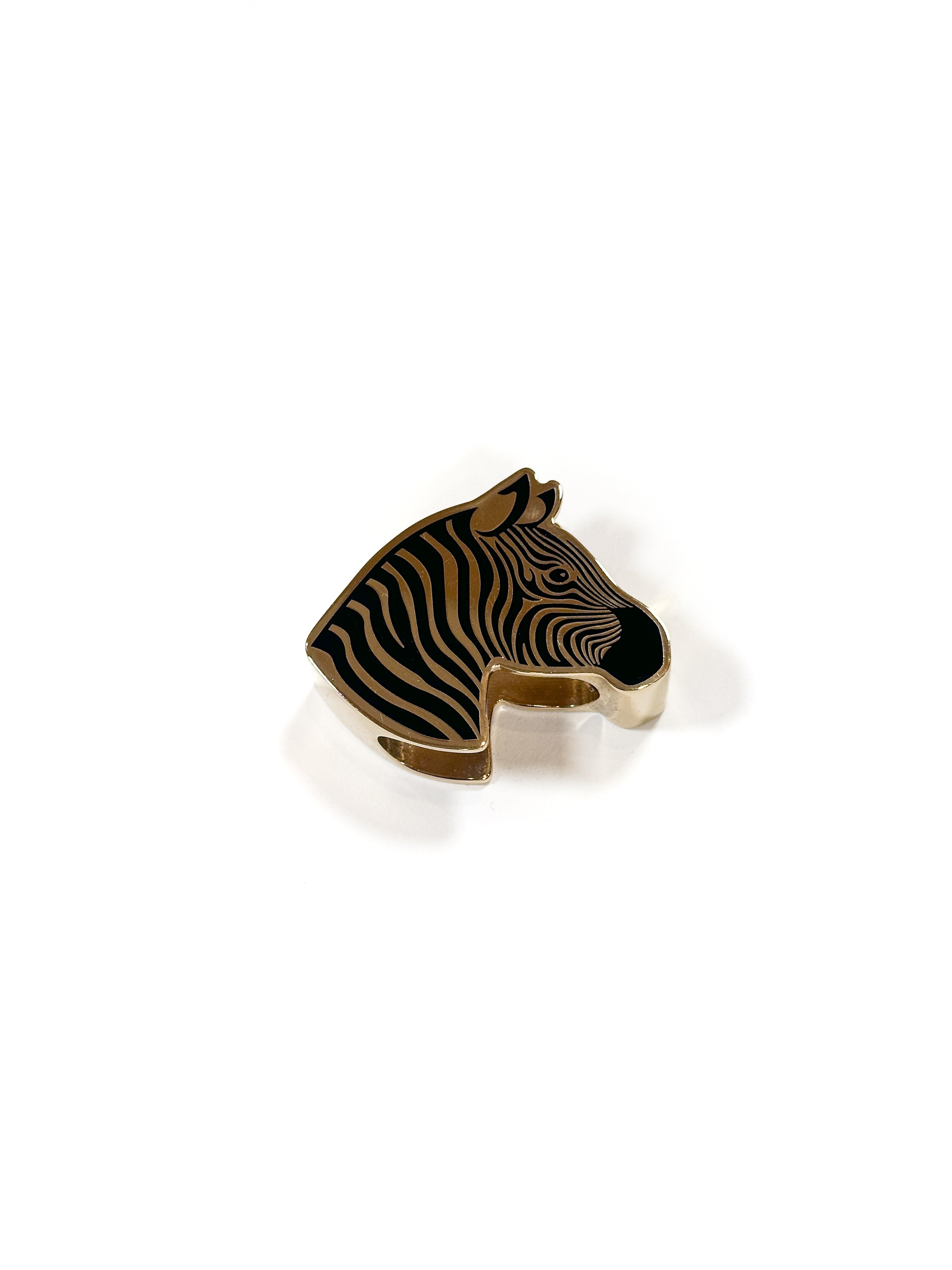Hermès Zebra Scarf Ring