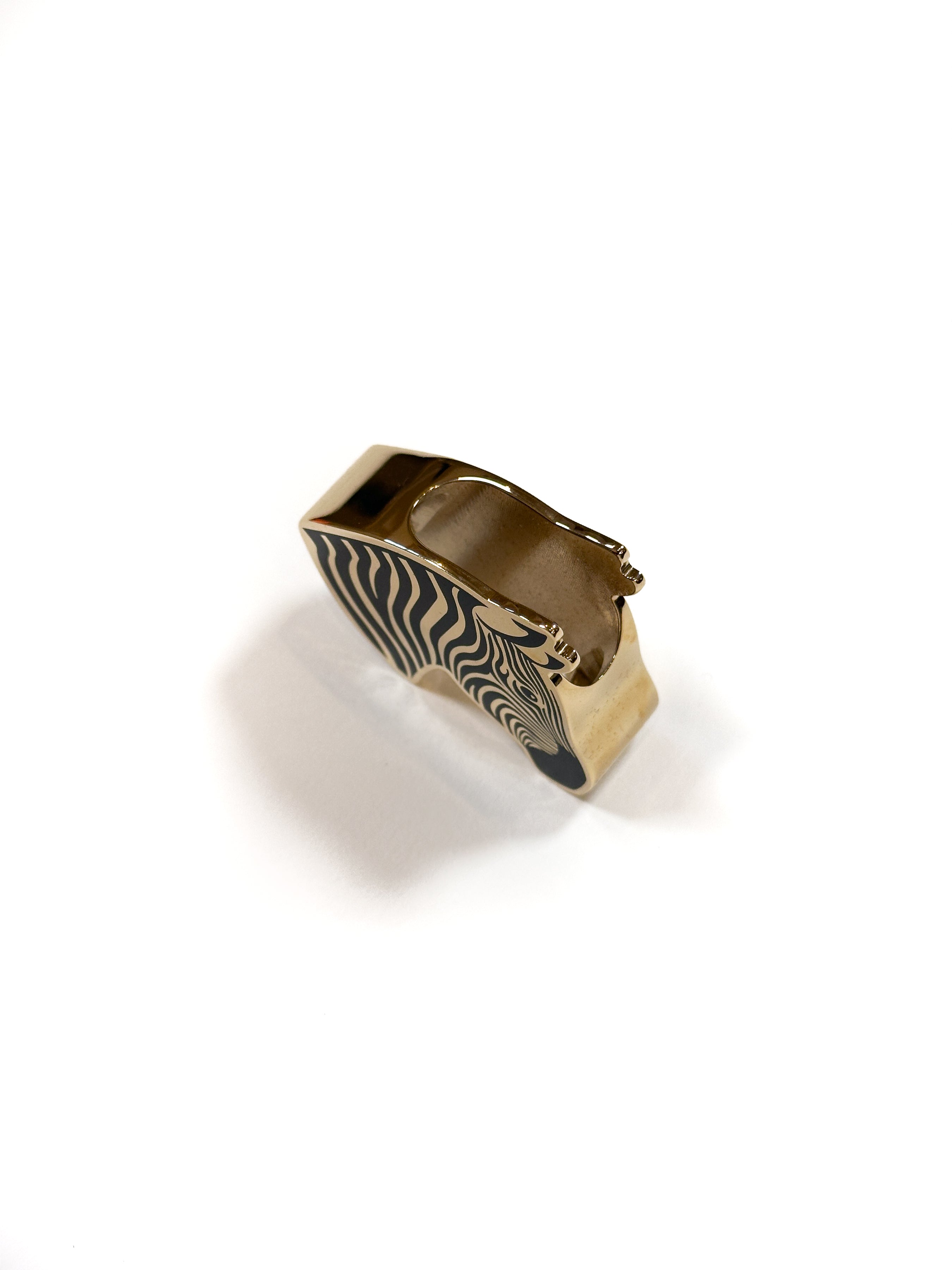 Hermès Zebra Scarf Ring