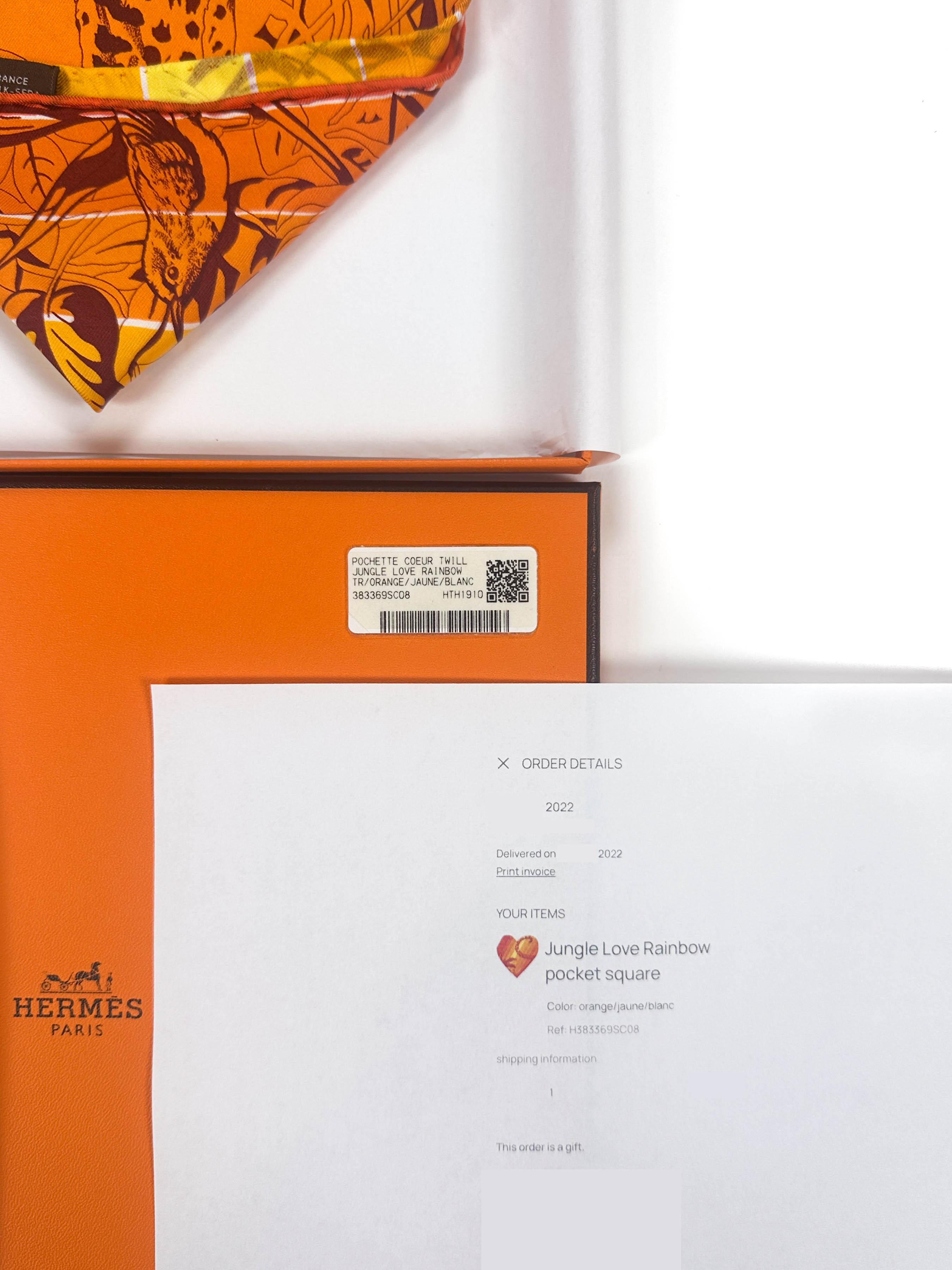 Hermès Jungle Love Rainbow Heart
