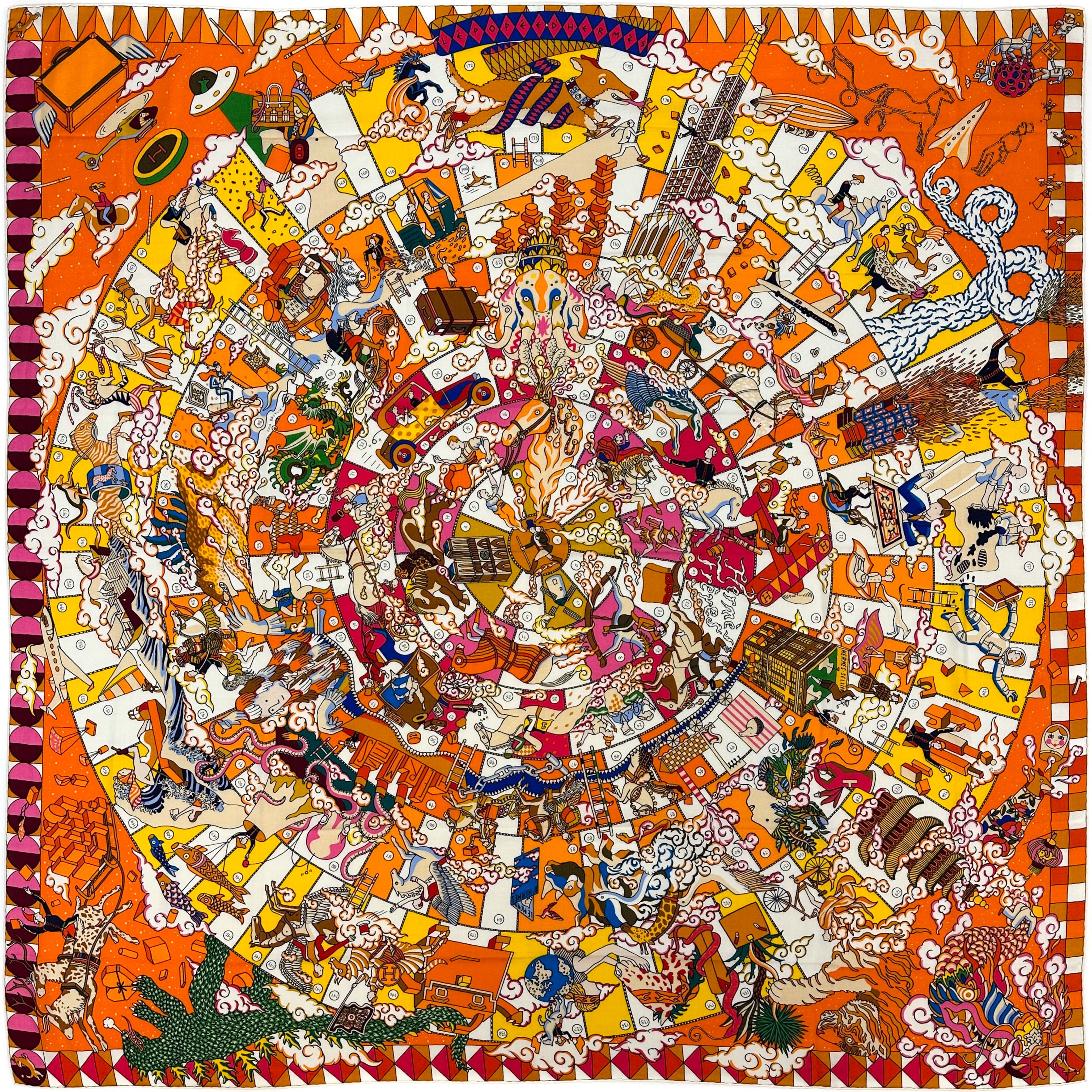 Hermès L’Epopée d’Hermès Cashmere Silk 140