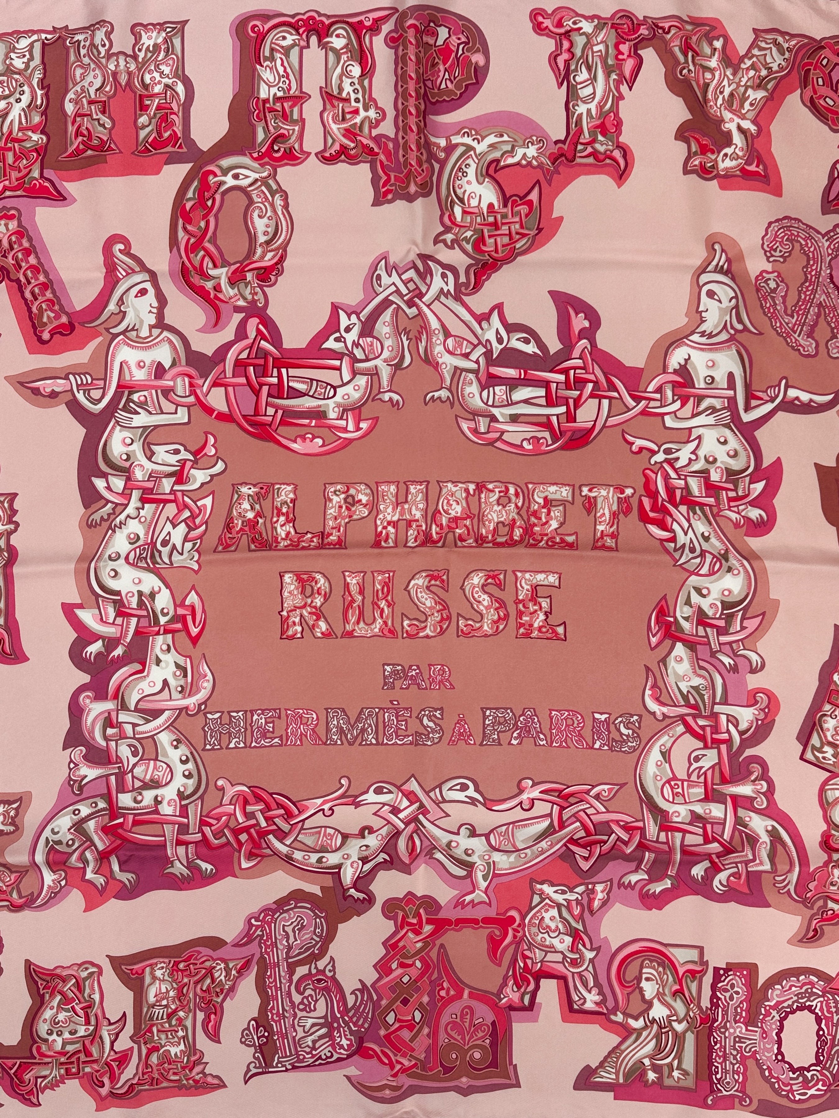 Hermès Alphabet Russe 90
