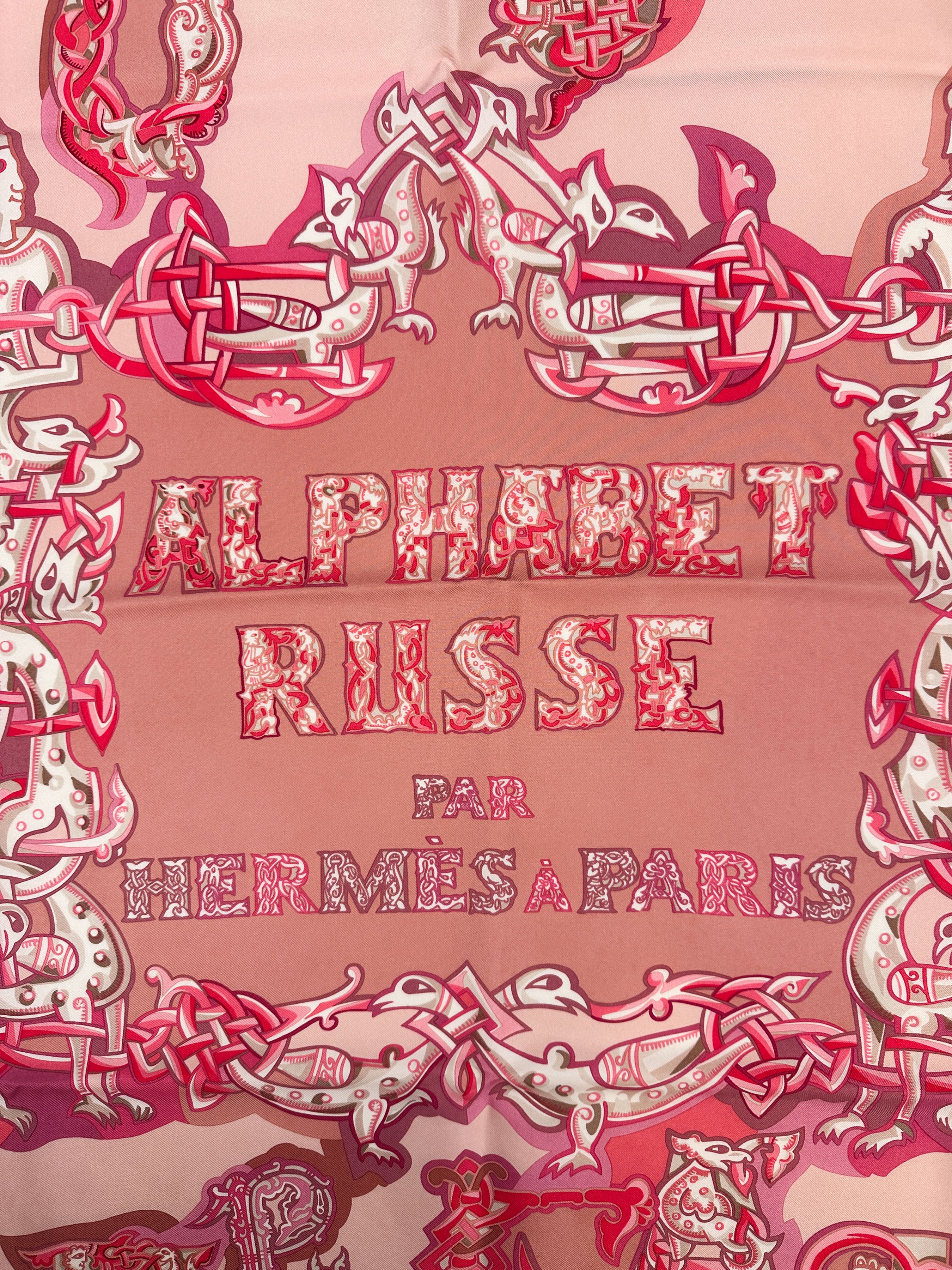 Hermès Alphabet Russe 90