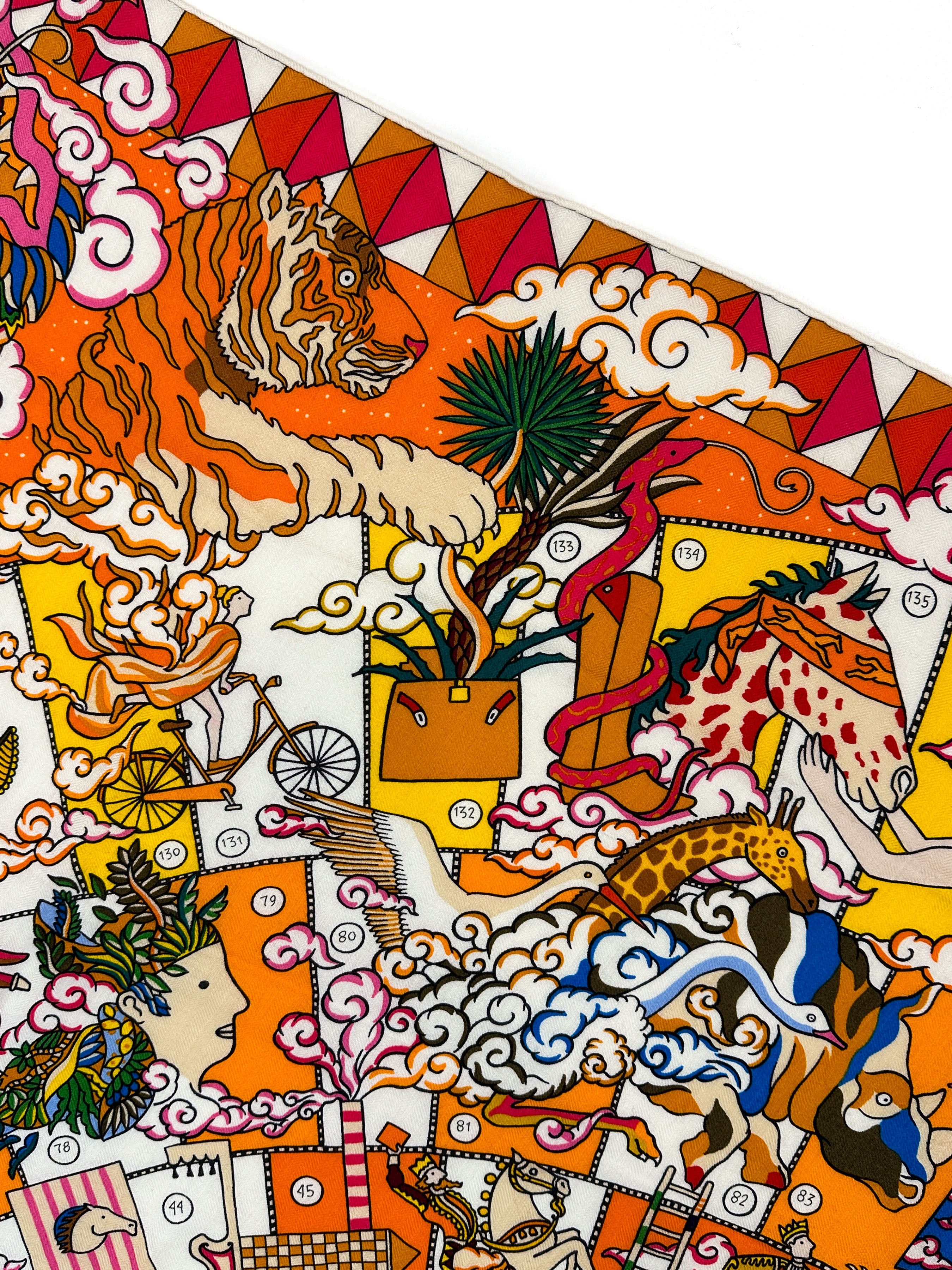Hermès L'Epopée d'Hermès Cashmere Silk 140