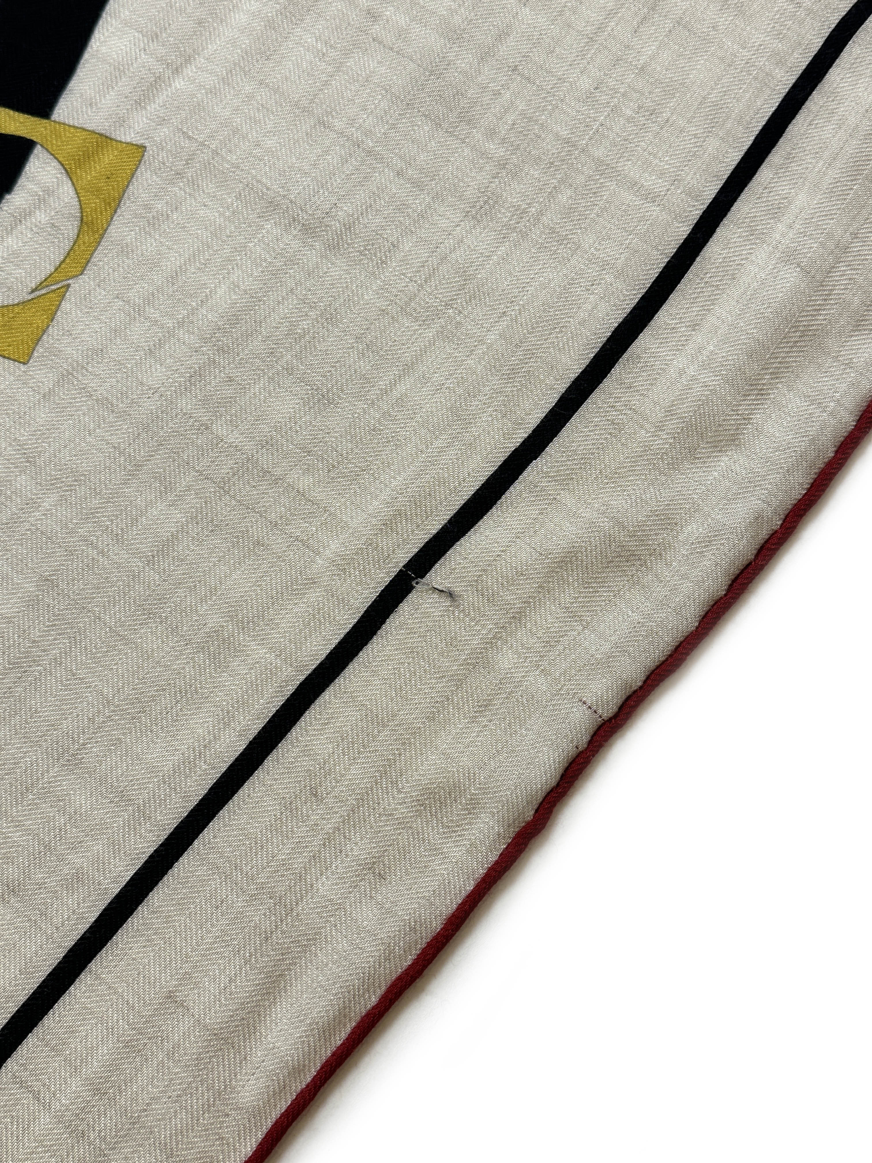 Hermès Montura de Gaucho Cashmere Silk 140