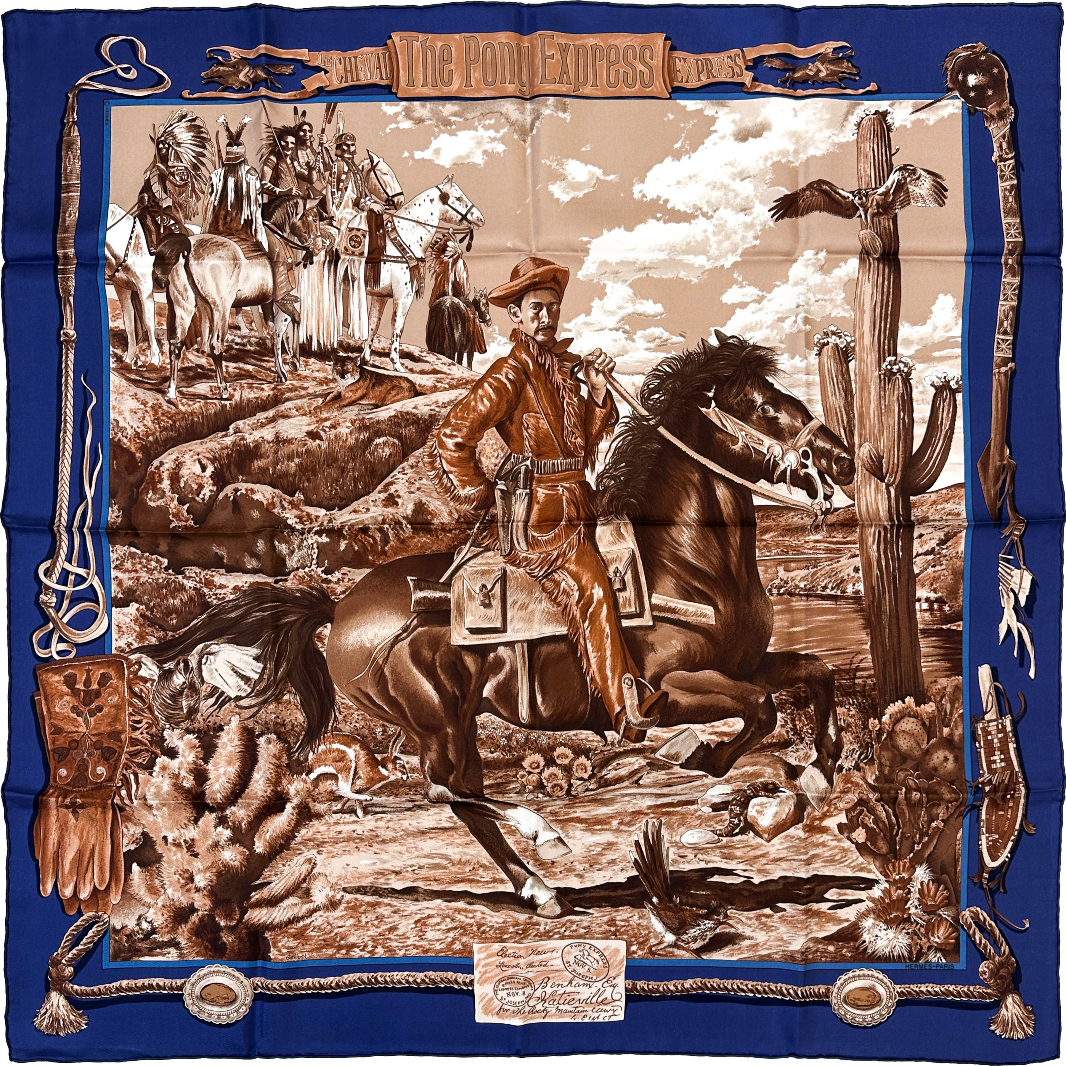 Hermès The Pony Express 90