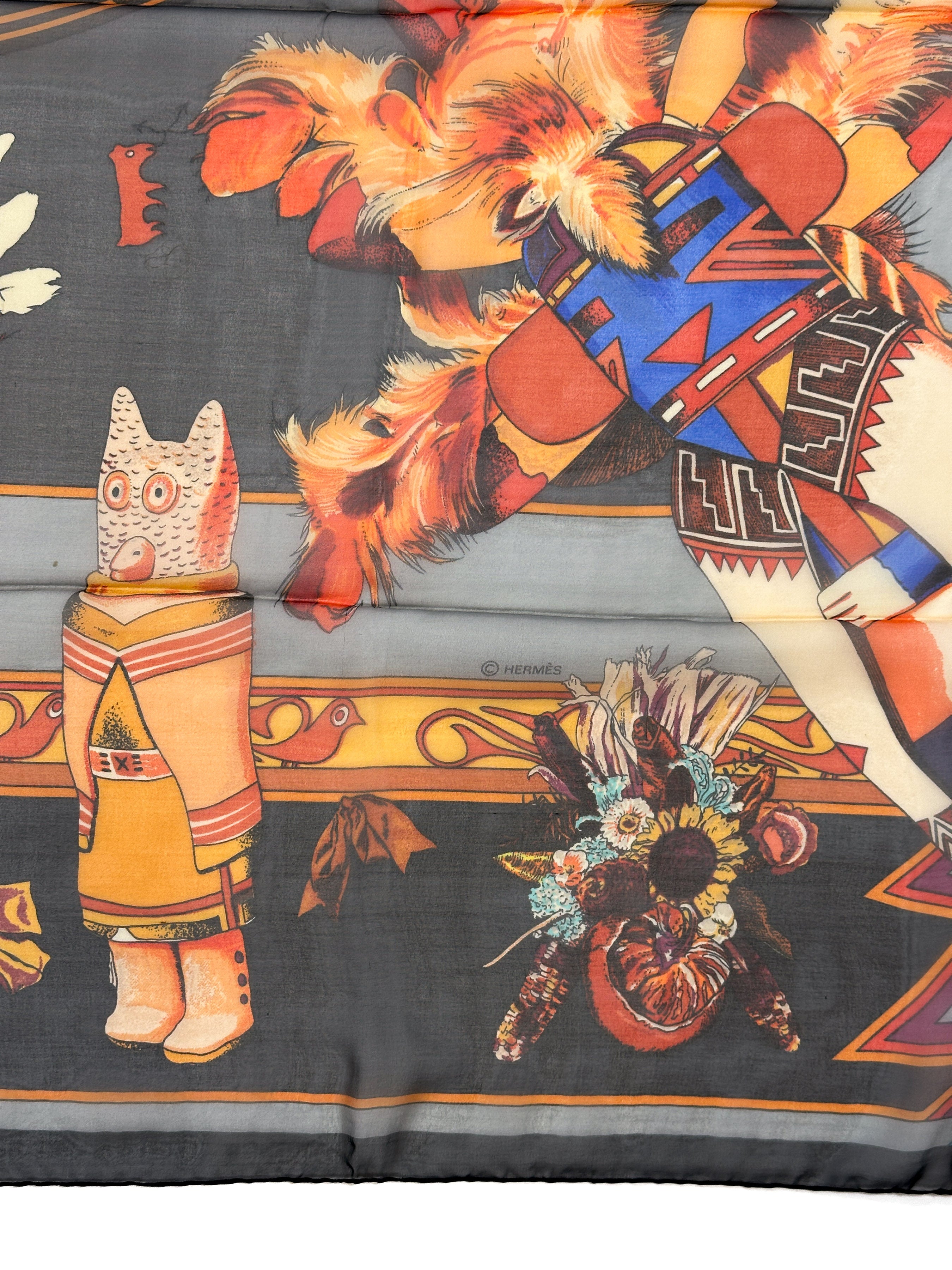 Hermès Kachinas Mousseline 140