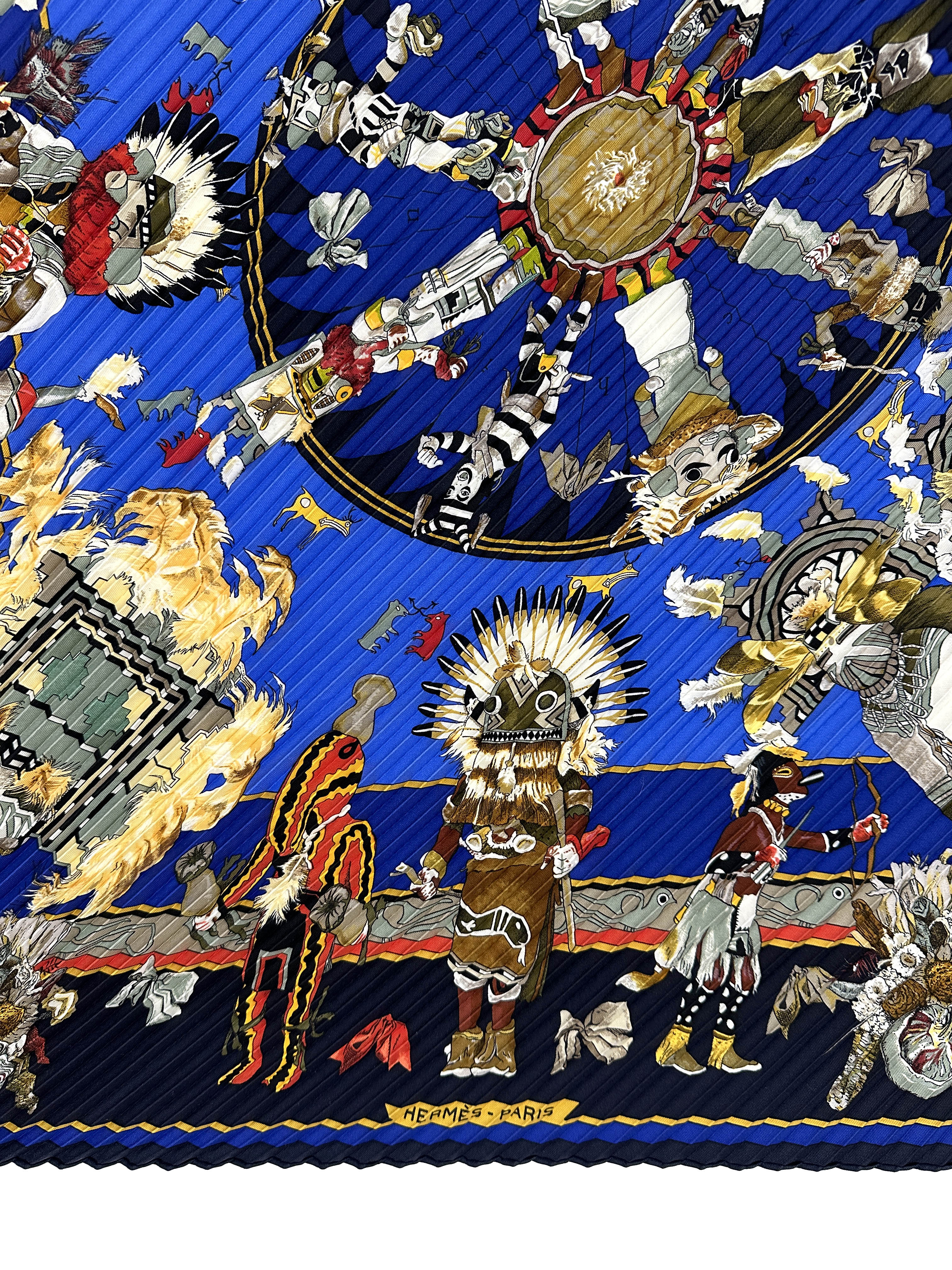 Hermès Kachinas Plissé 90