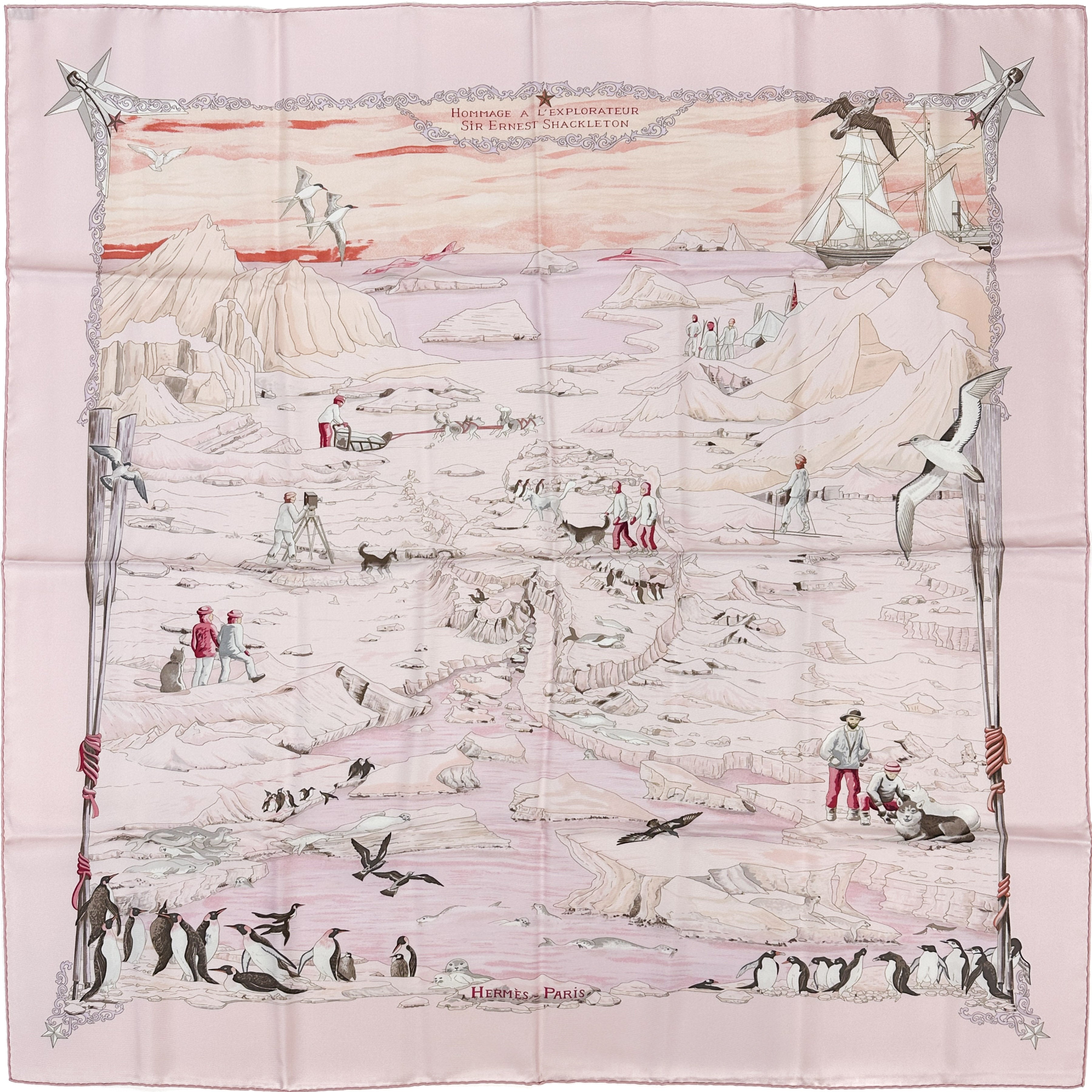 Hermès Hommage à l'Explorateur Sir Ernest Shackleton 90