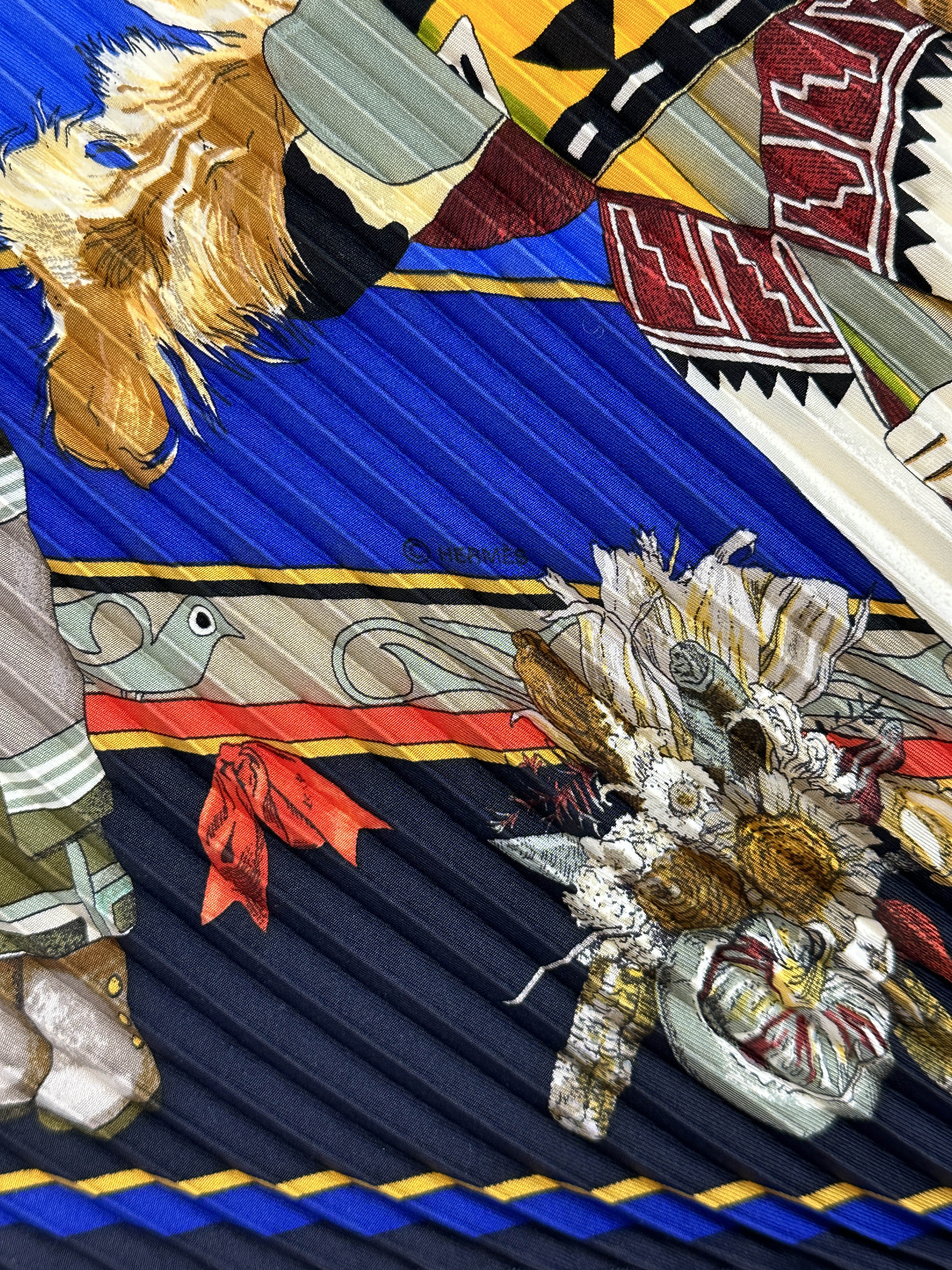 Hermès Kachinas Plissé 90