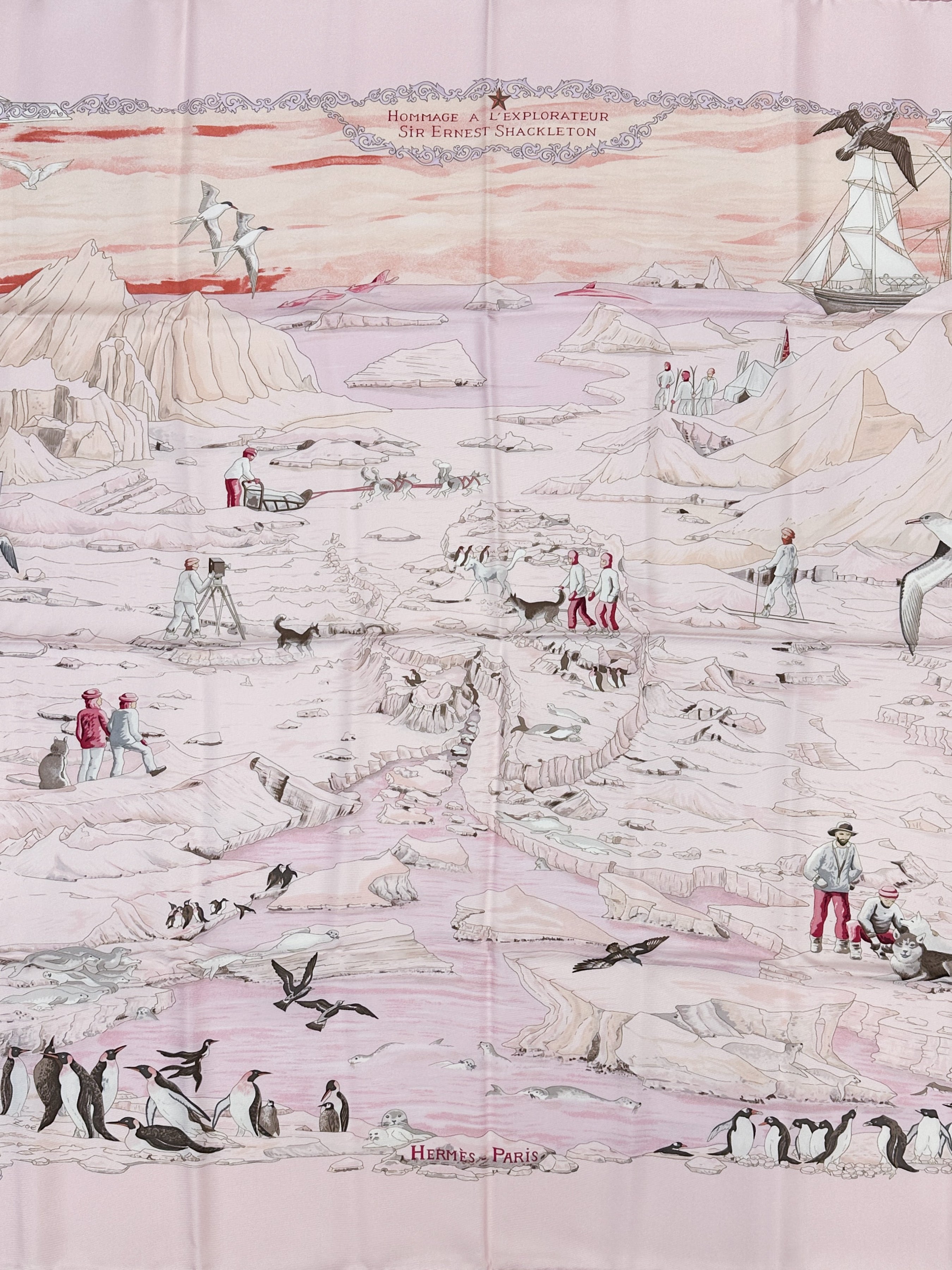 Hermès Hommage à l'Explorateur Sir Ernest Shackleton 90