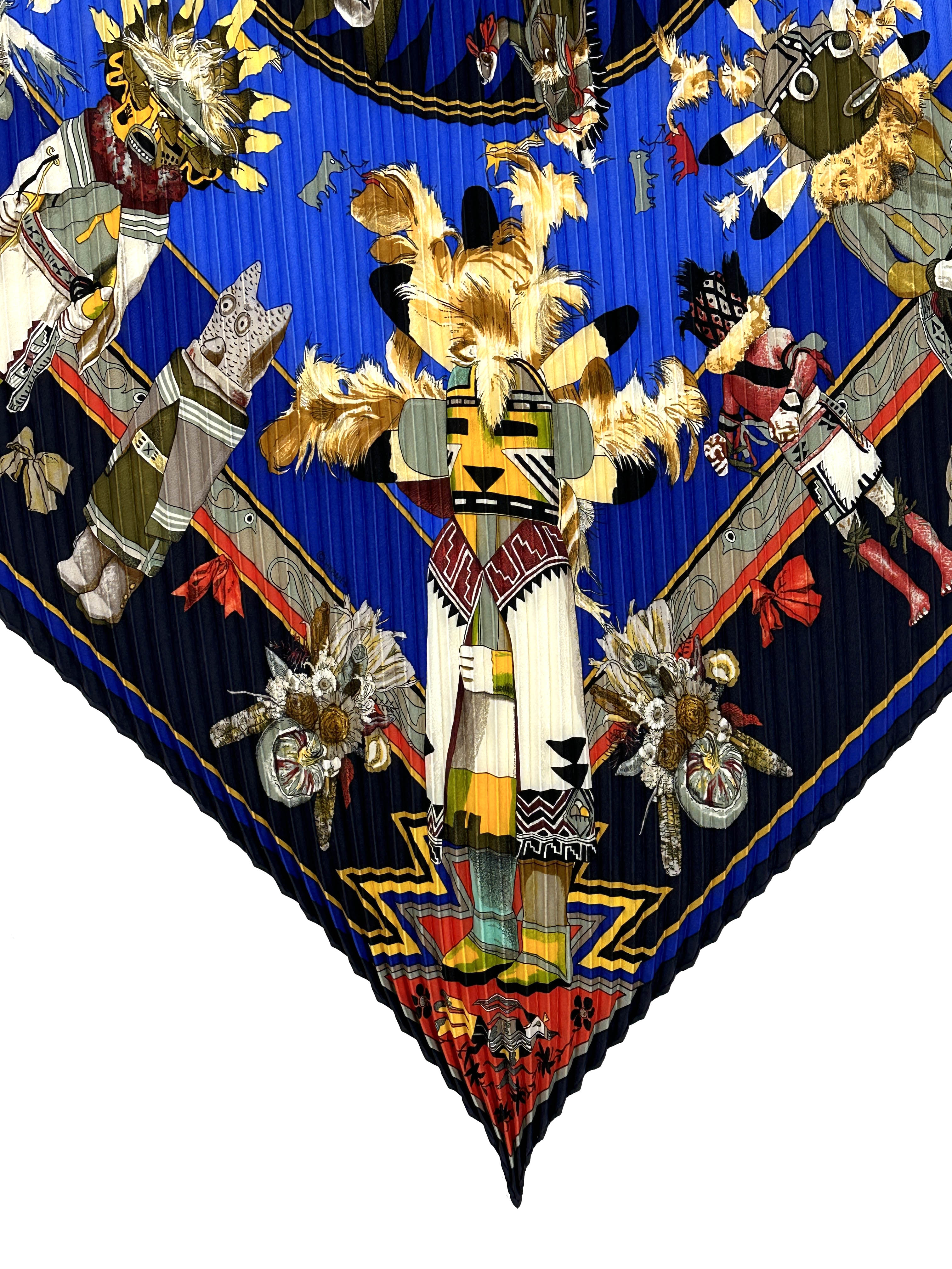 Hermès Kachinas Plissé 90