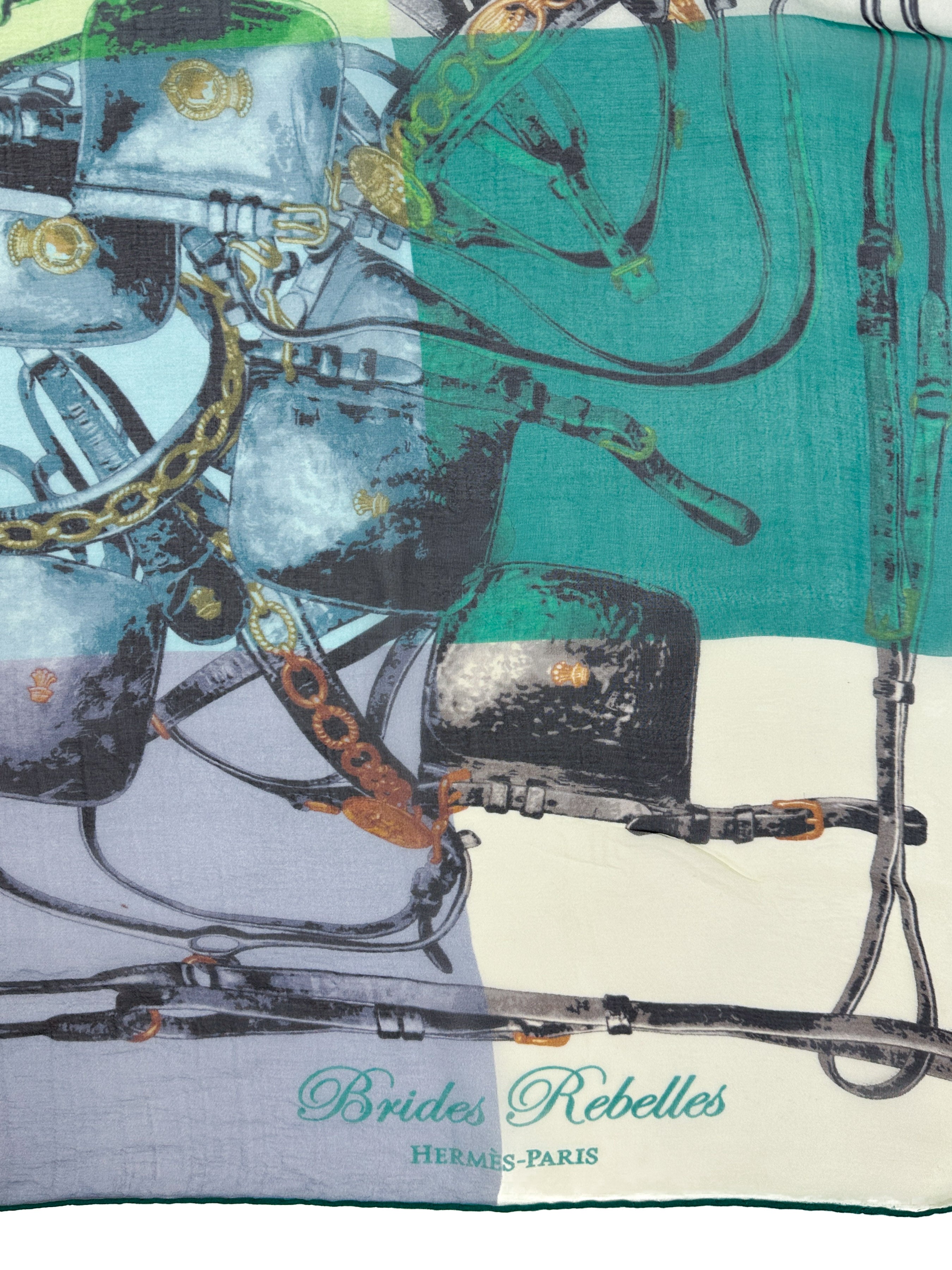 Hermès Brides Rebelles Mousseline 140