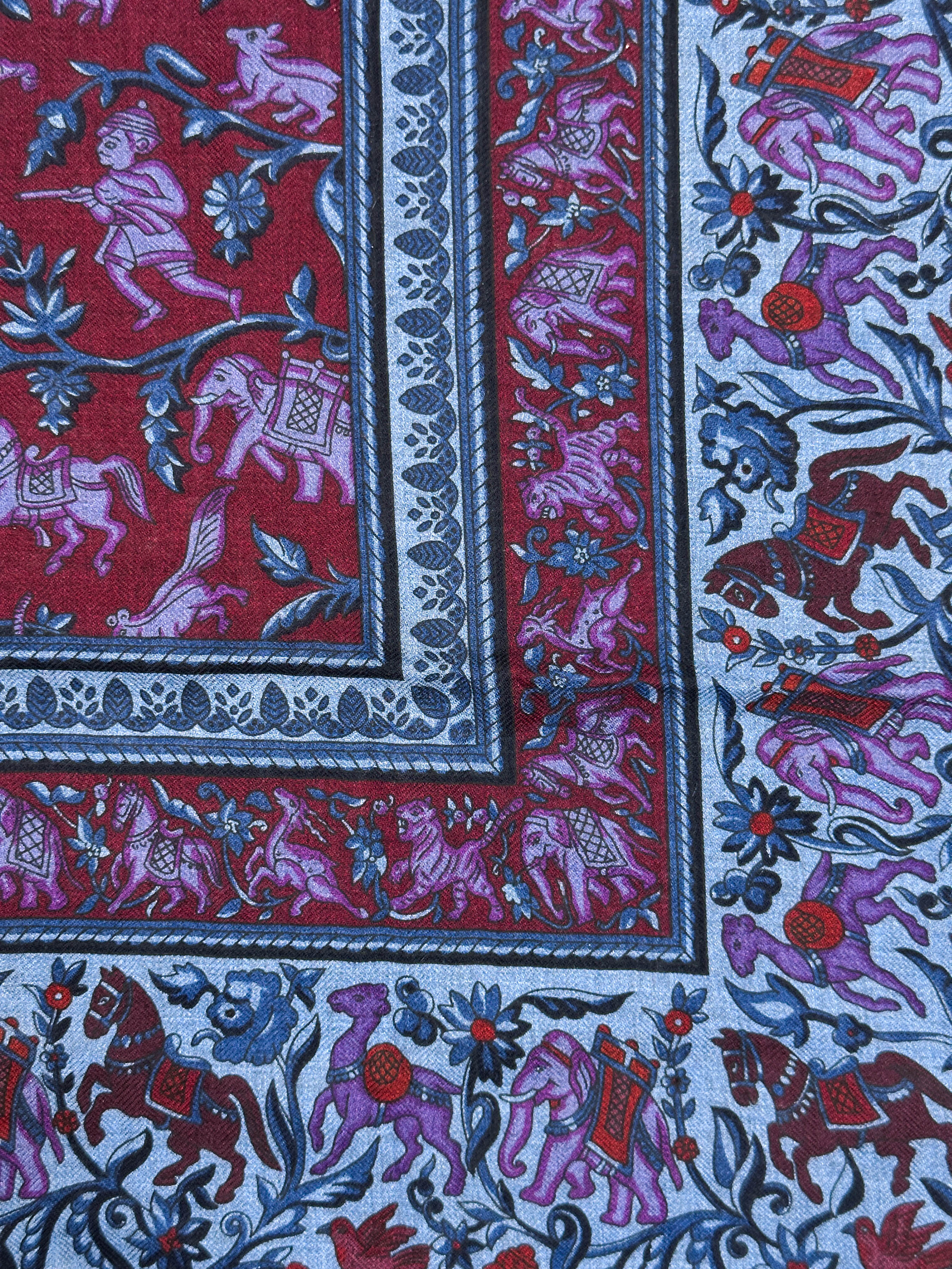 Hermès Chasse en Inde Cashmere Silk 140