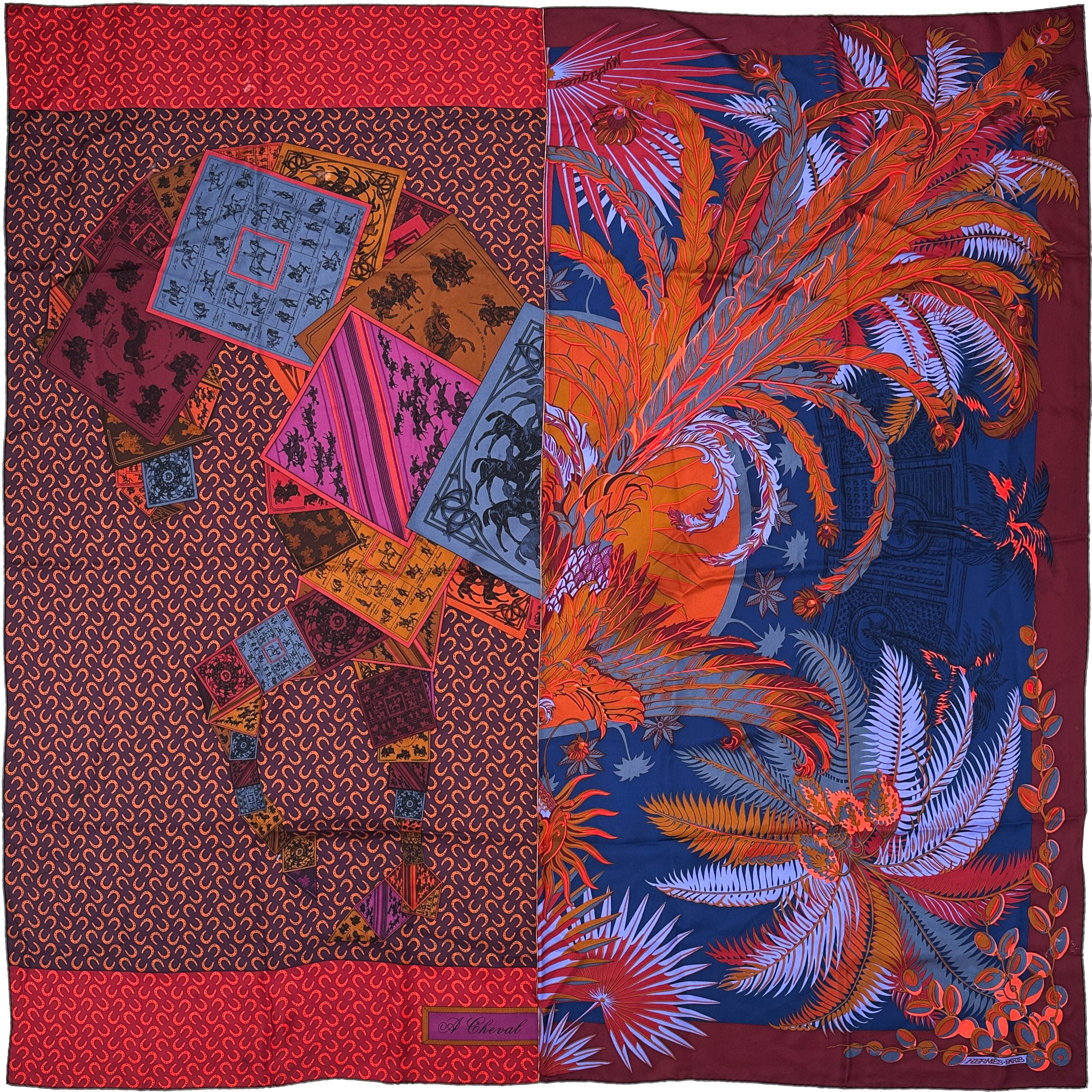 Hermès Cheval Phoenix Silk 140