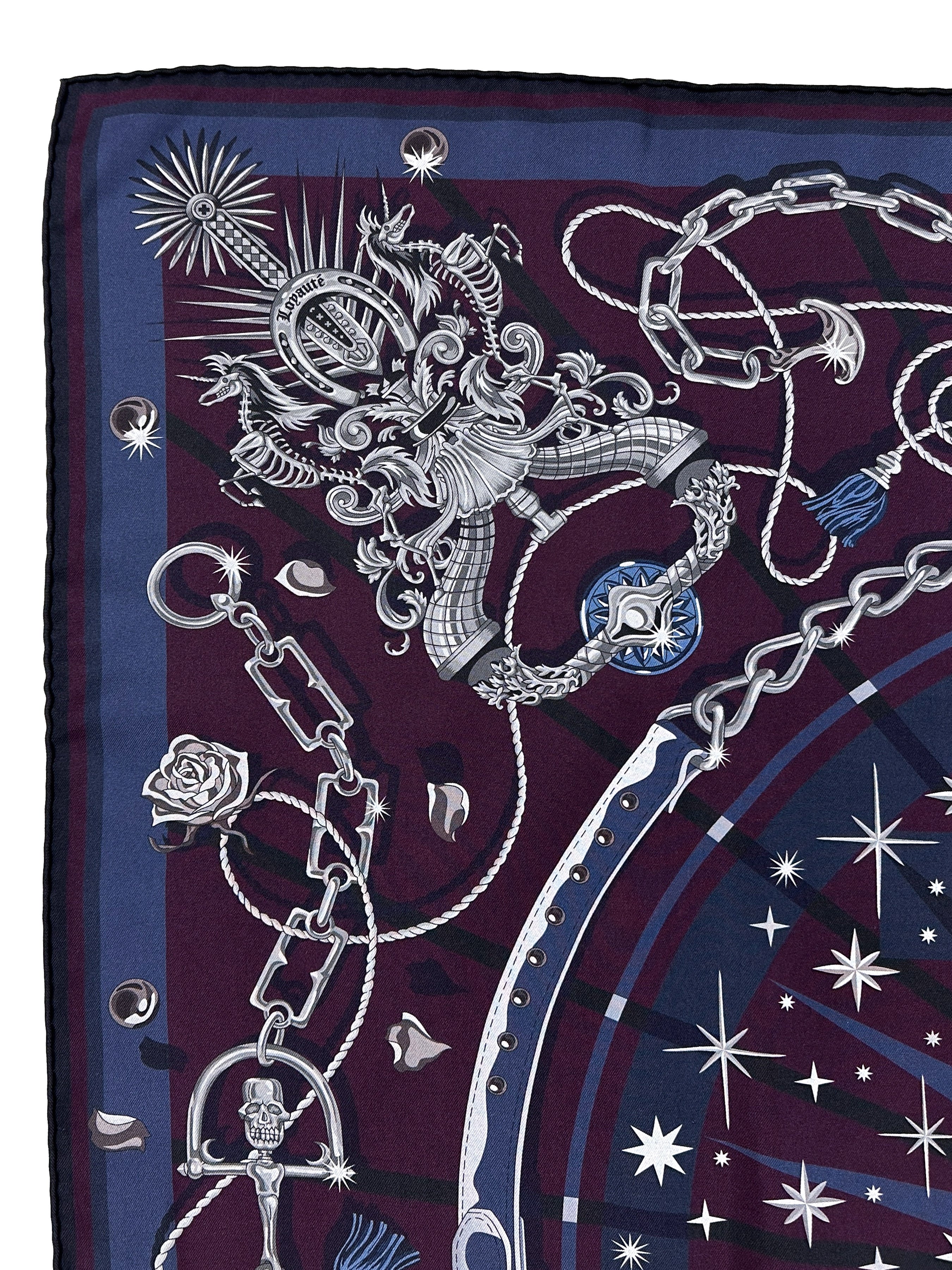 Hermès C'est La Fête Double Face 90