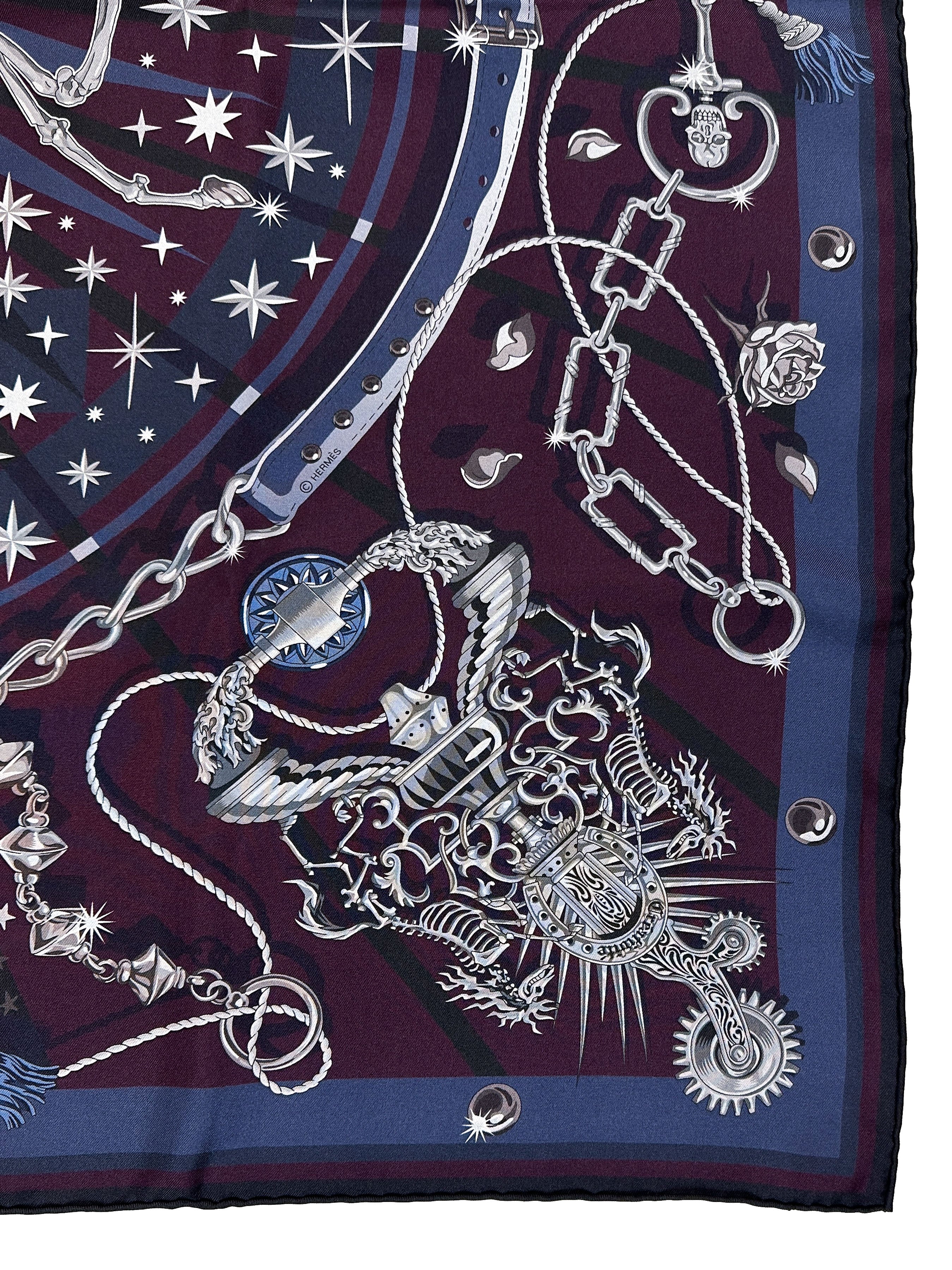 Hermès C'est La Fête Double Face 90