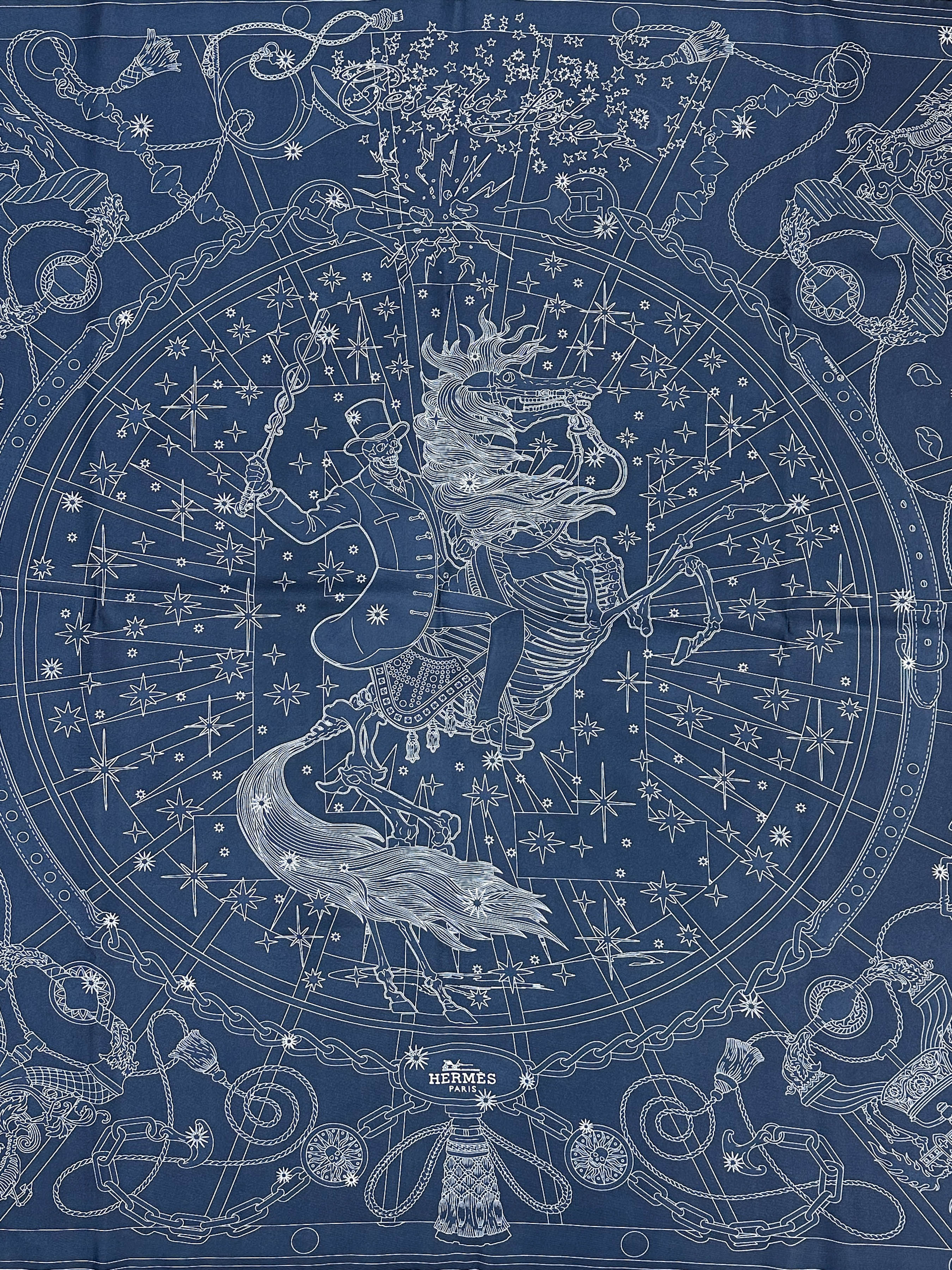 Hermès C'est La Fête Double Face 90