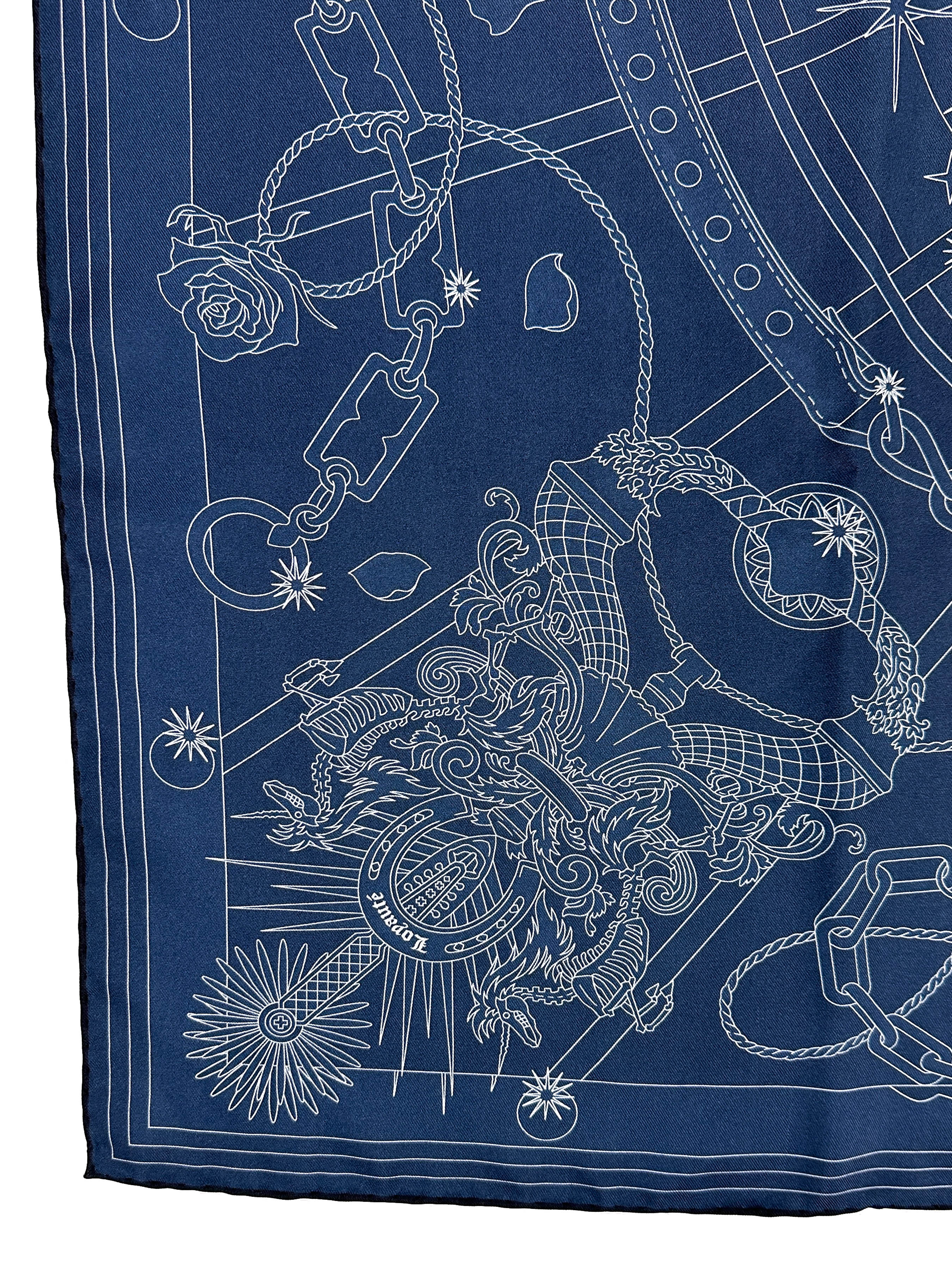 Hermès C'est La Fête Double Face 90