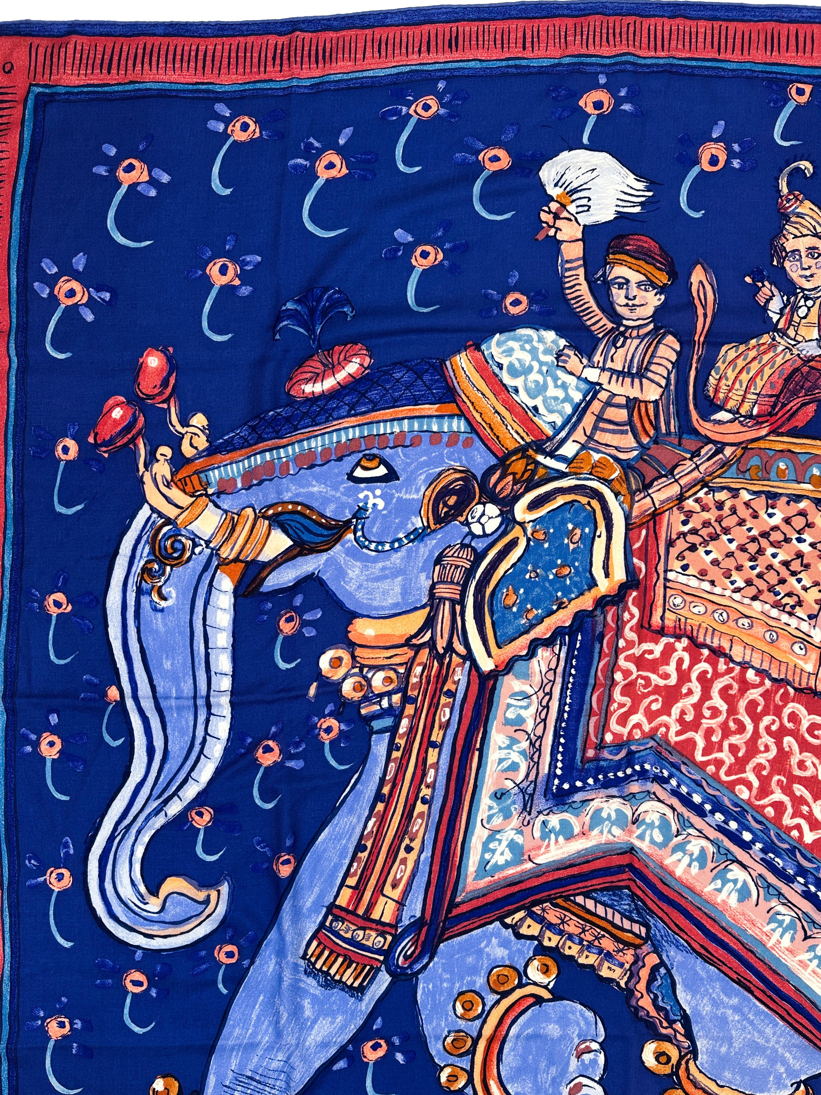 Hermès Beloved India Cashmere Silk 140