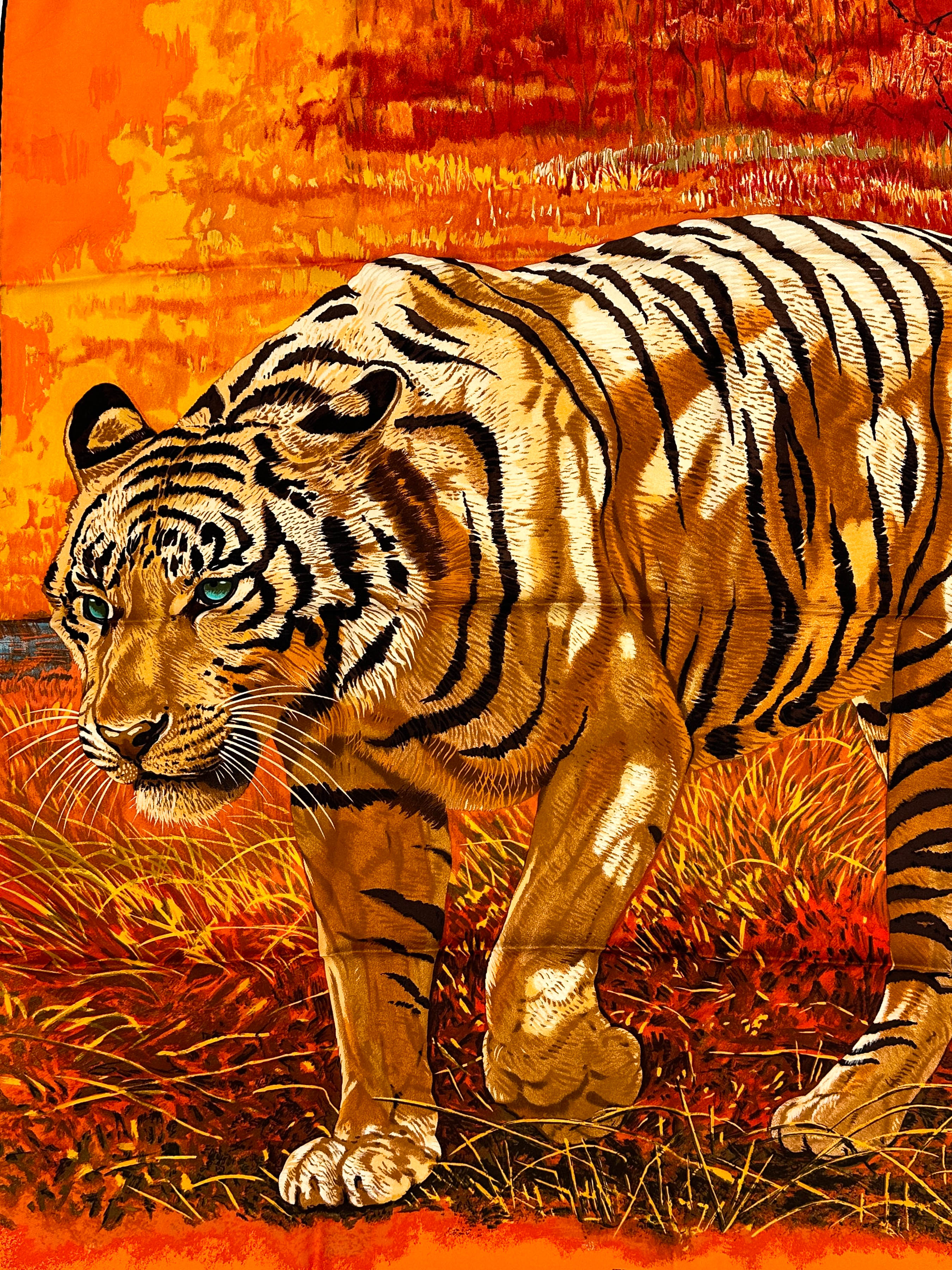 Hermès Tigre du Bengale 90