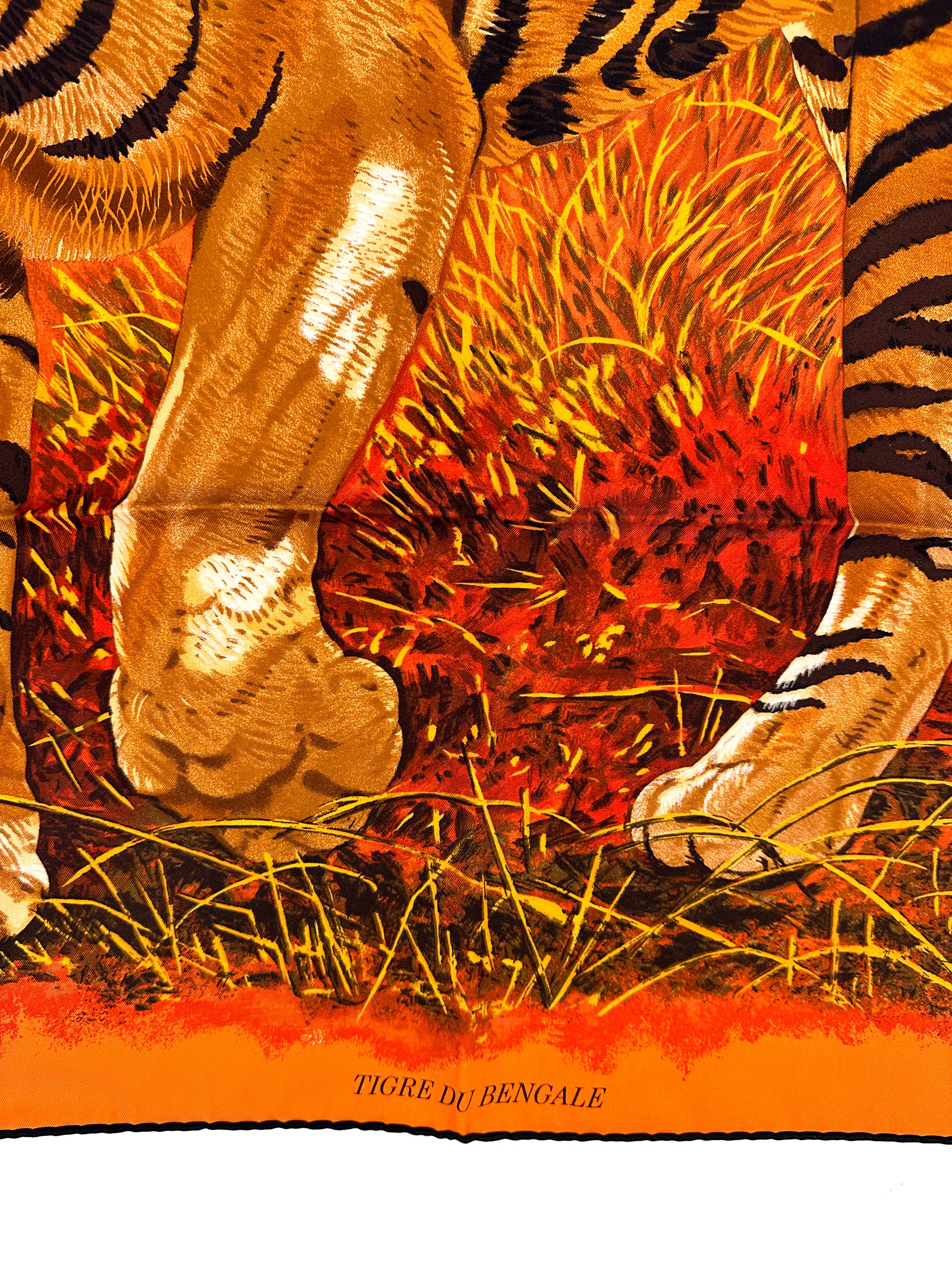 Hermès Tigre du Bengale 90
