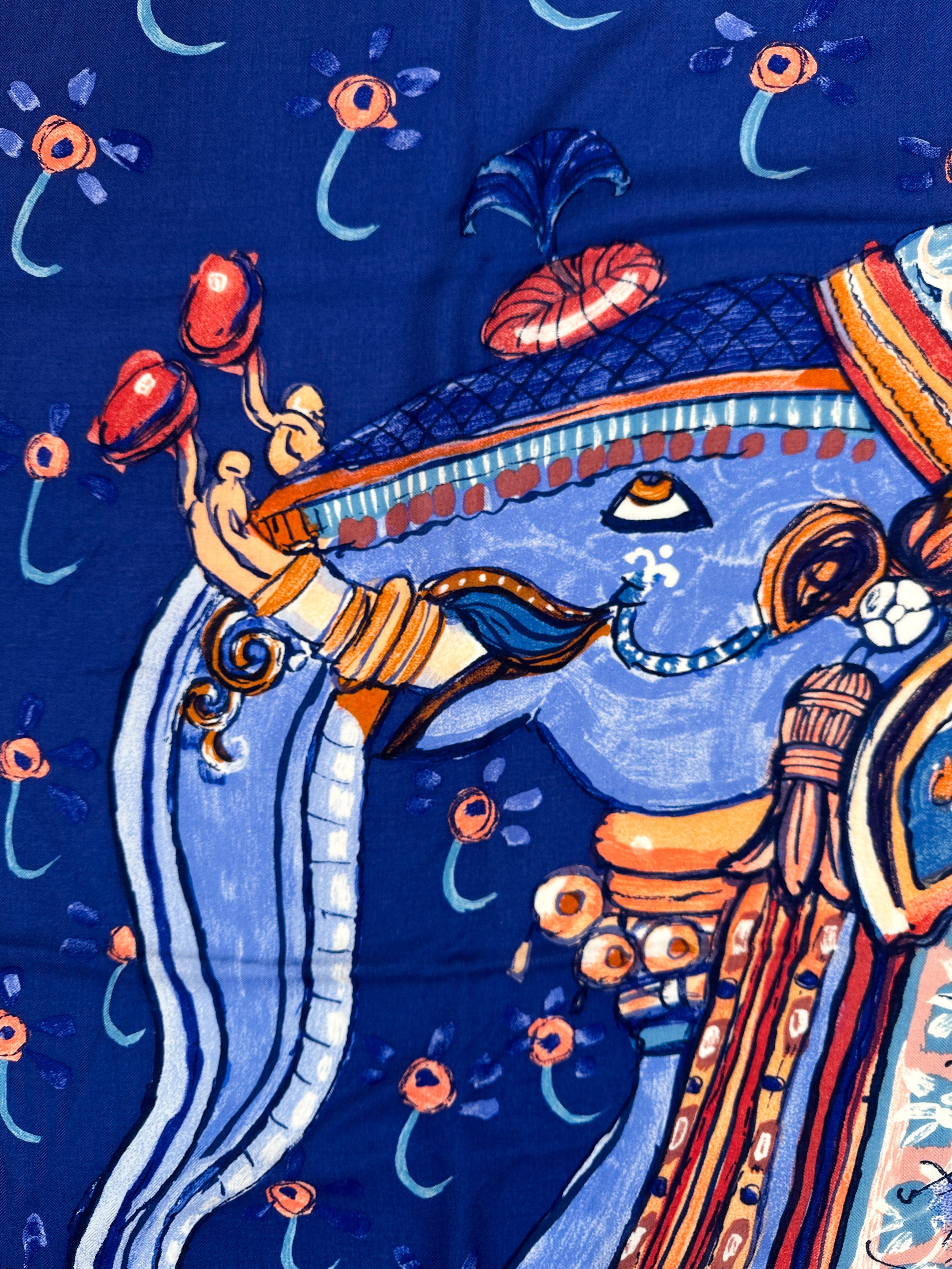 Hermès Beloved India Cashmere Silk 140