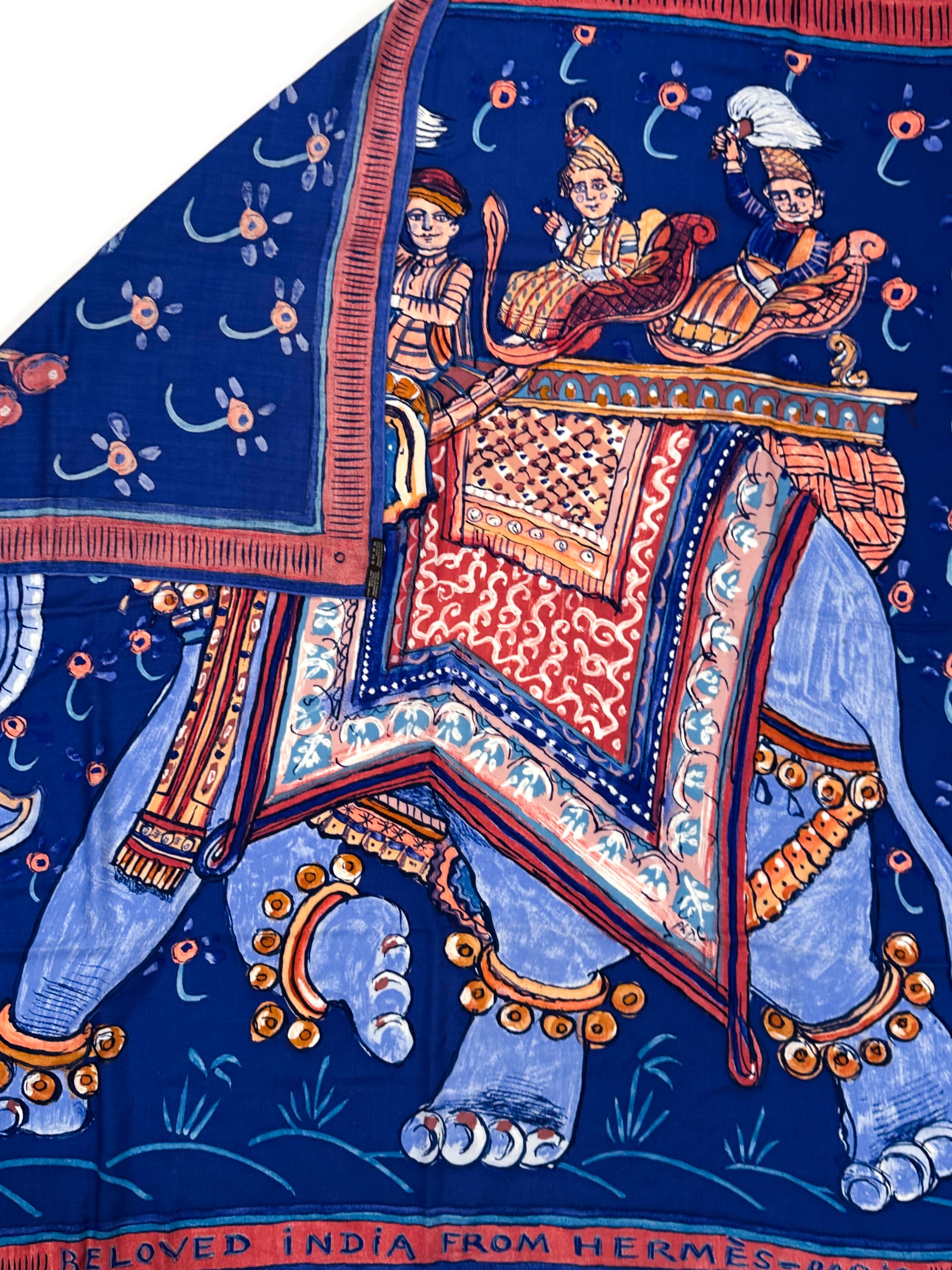 Hermès Beloved India Cashmere Silk 140