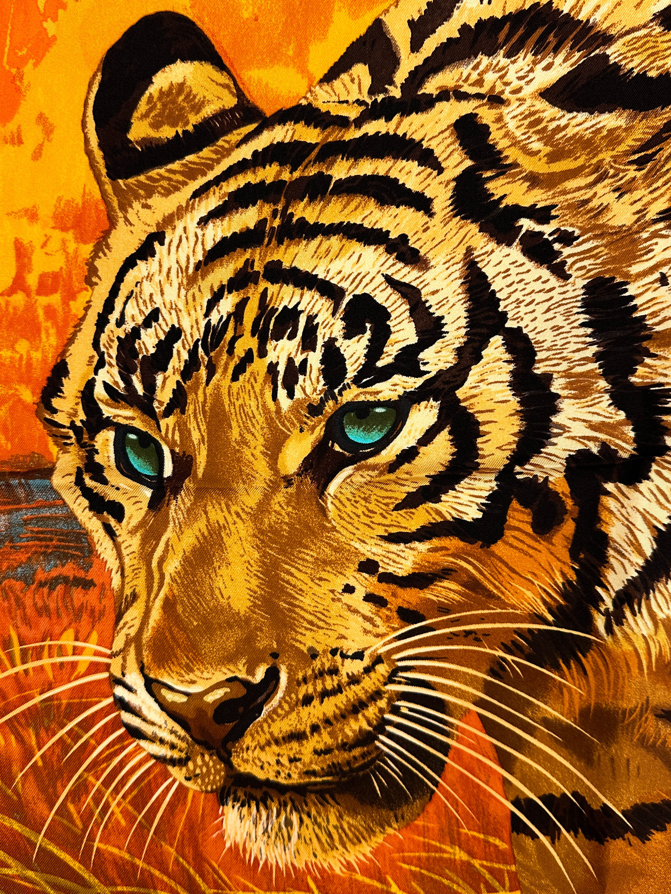 Hermès Tigre du Bengale 90
