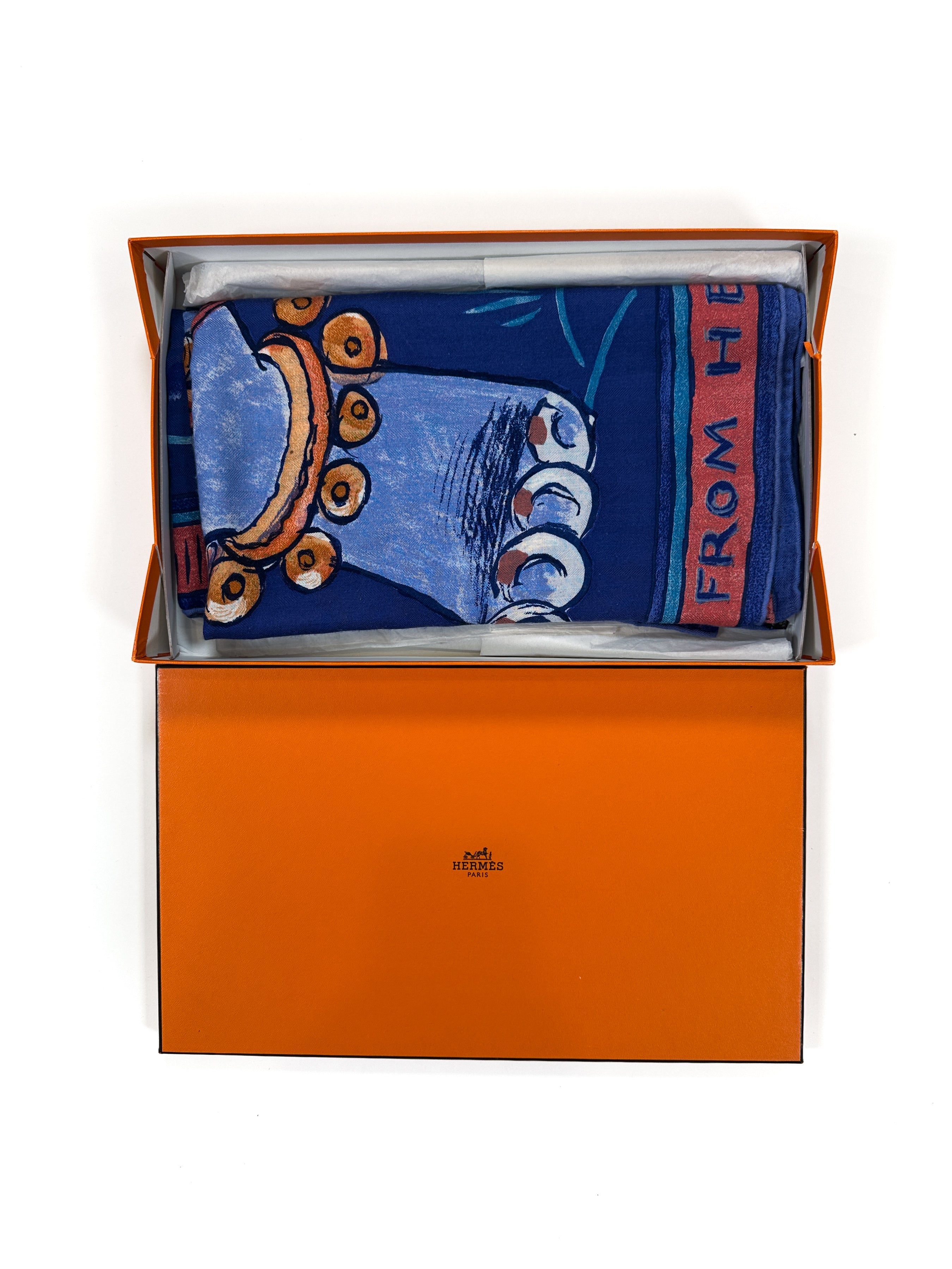 Hermès Beloved India Cashmere Silk 140