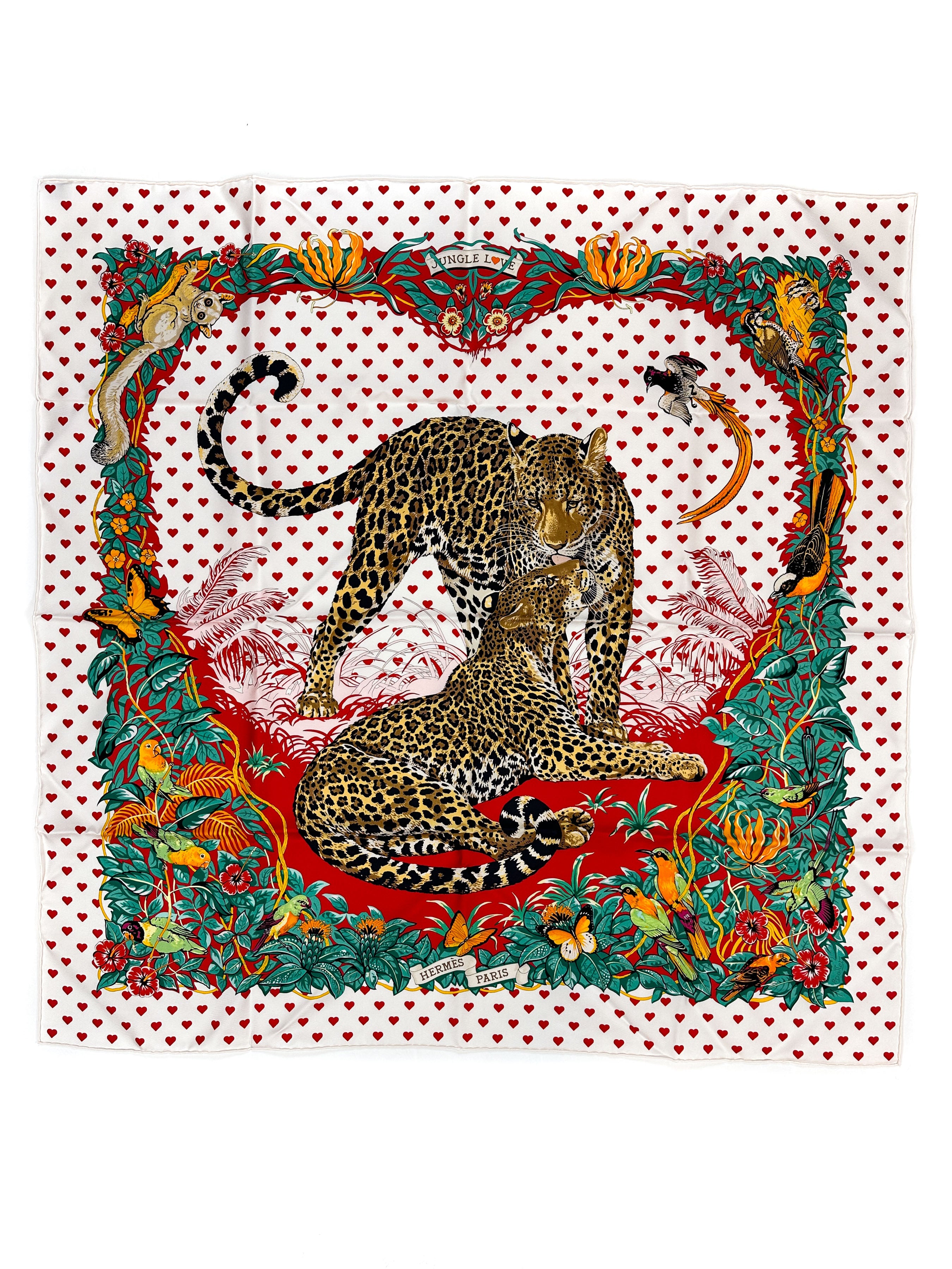 Hermès Jungle Love Love 90