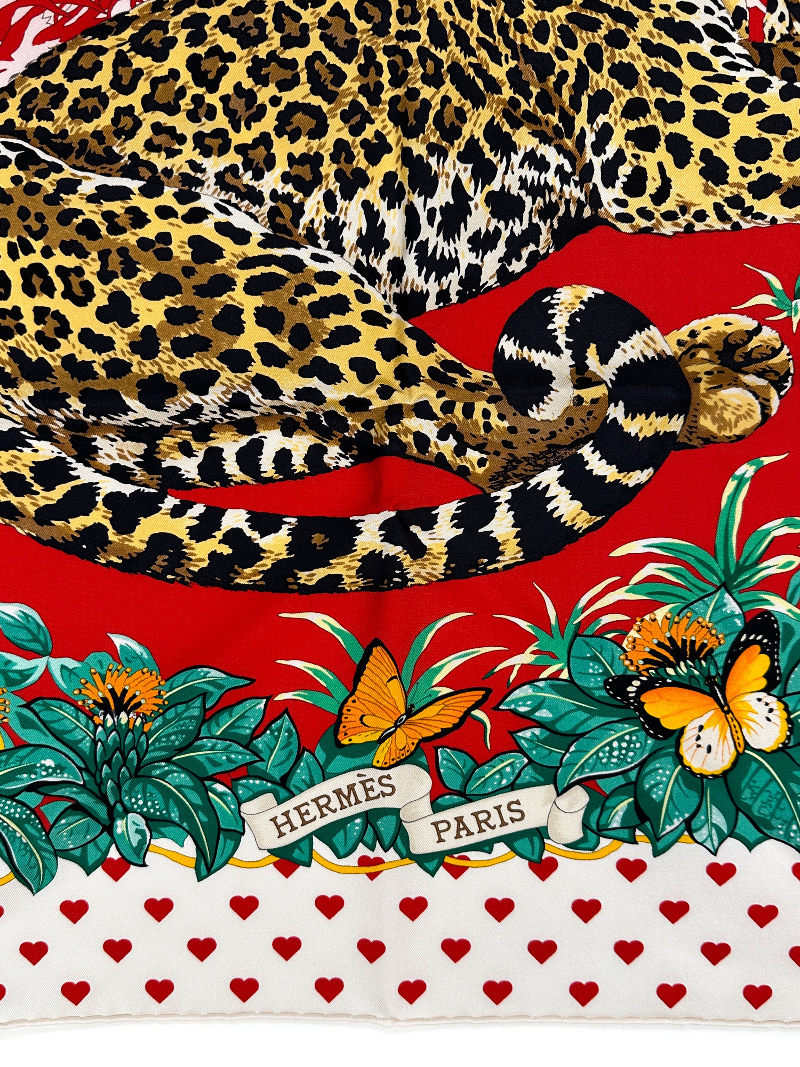 Hermès Jungle Love Love 90