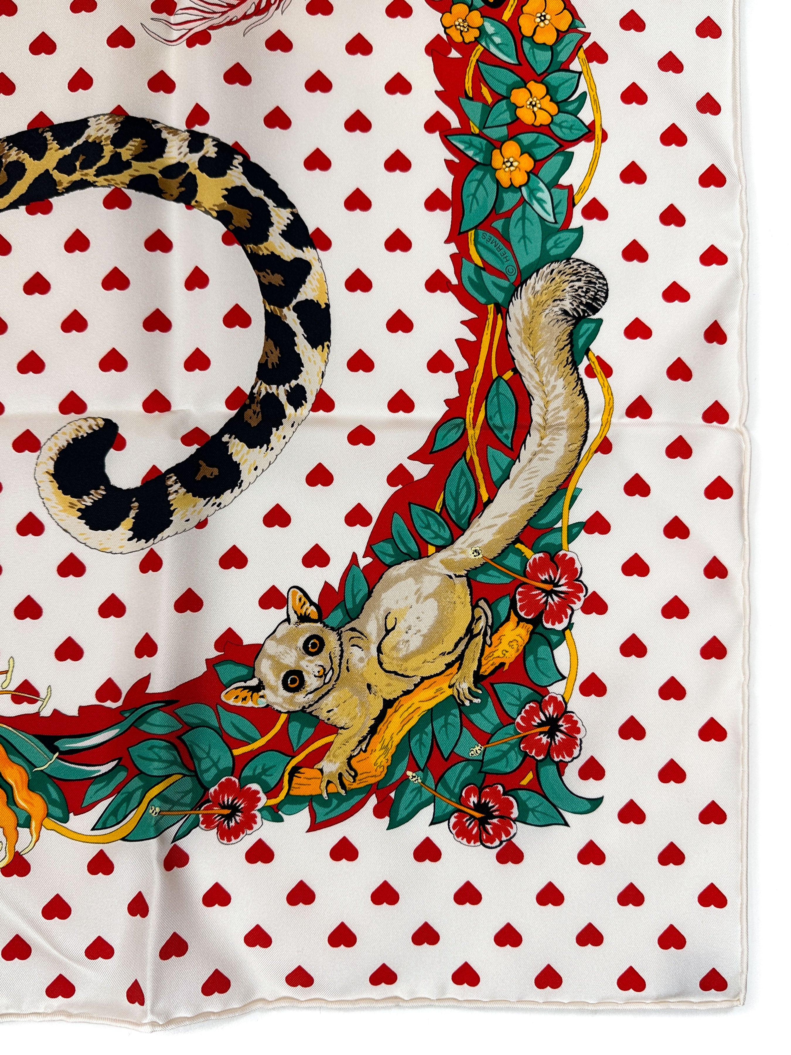 Hermès Jungle Love Love 90