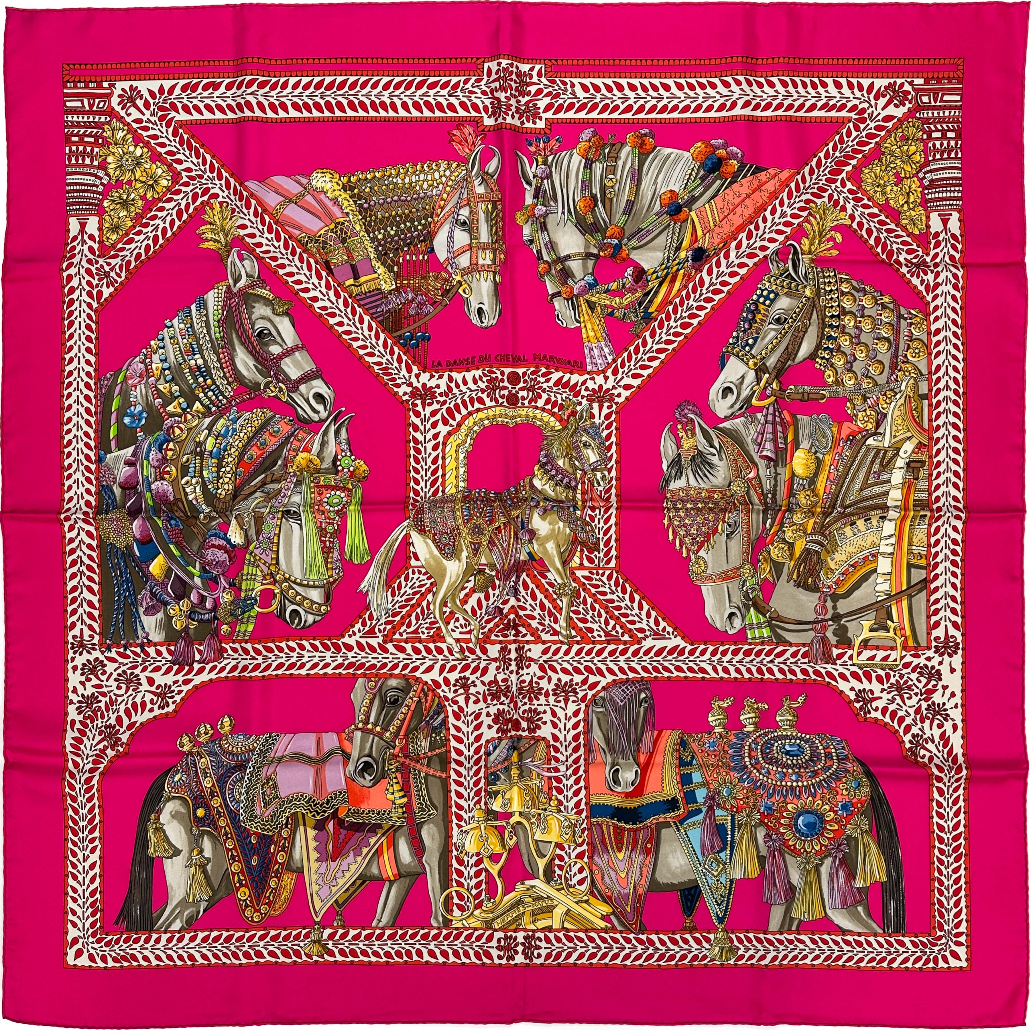 Hermès La Danse du Cheval Marwari 90
